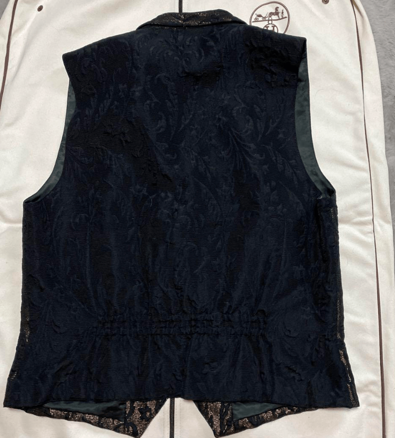 Versace Gianni Versace Gold and Black Double Breasted Vest 50 L Size US L / EU 52-54 / 3 - 2 Thumbnail