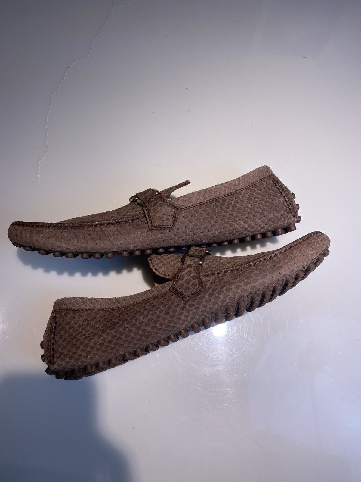 Louis Vuitton Louis Vuitton Python Monte Carlo Loafers Size9 Size US 9 / EU 42 - 7 Thumbnail