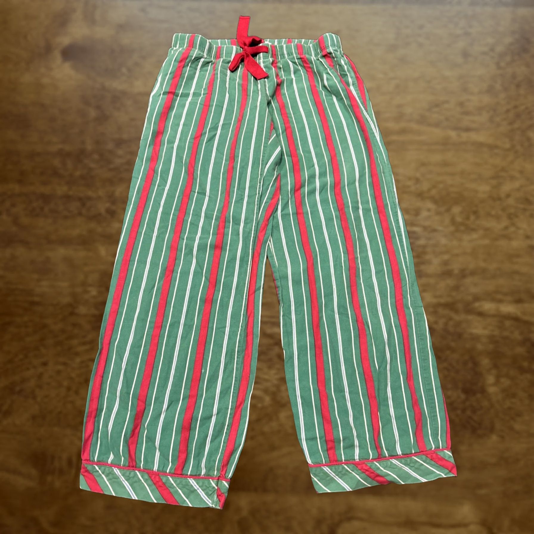 Gap Gap Pajama Pants Lounge Striped Cotton Womens M Multicolor Knit Pocket Drawstring Pants Women’s Size 32" / US 10 / IT 46 - 1 Thumbnail