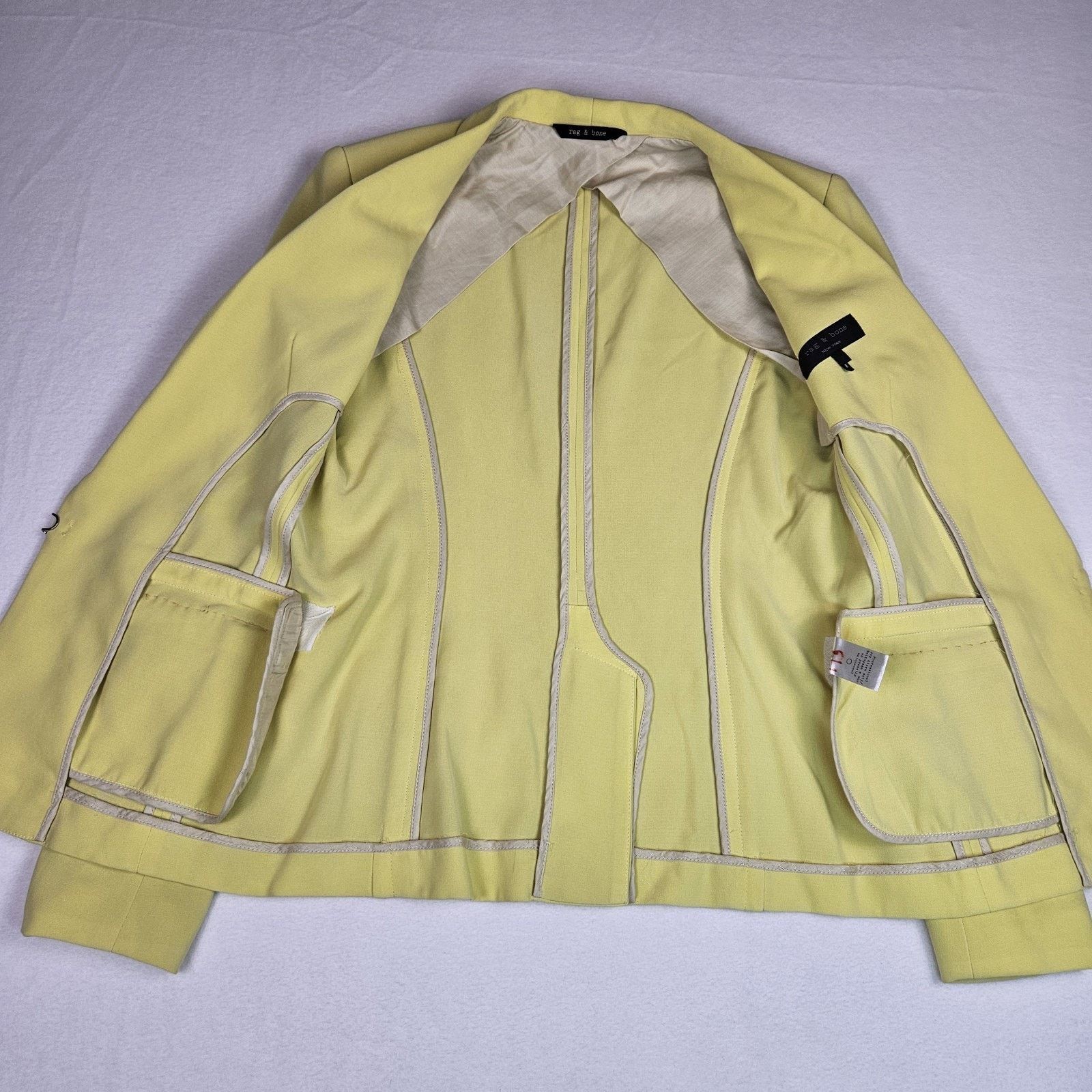 Rag & Bone Rag & Bone Tuxedo Blazer Jacket Formal Spring Wedding Size XS / US 0-2 / IT 36-38 - 12 Thumbnail