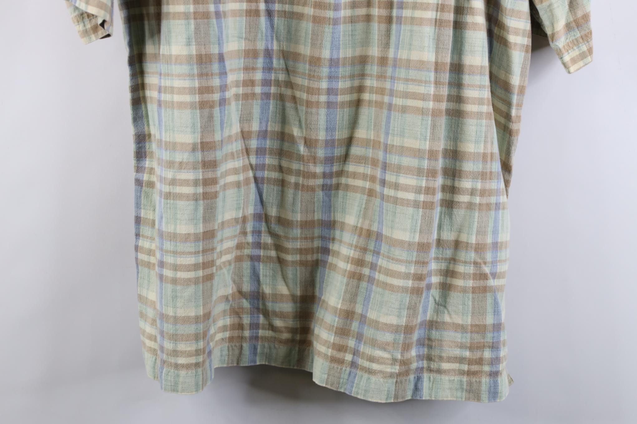 Vintage Vintage 90s Streetwear Linen Blend Short Sleeve Button Shirt Size US XL / EU 56 / 4 - 11 Thumbnail