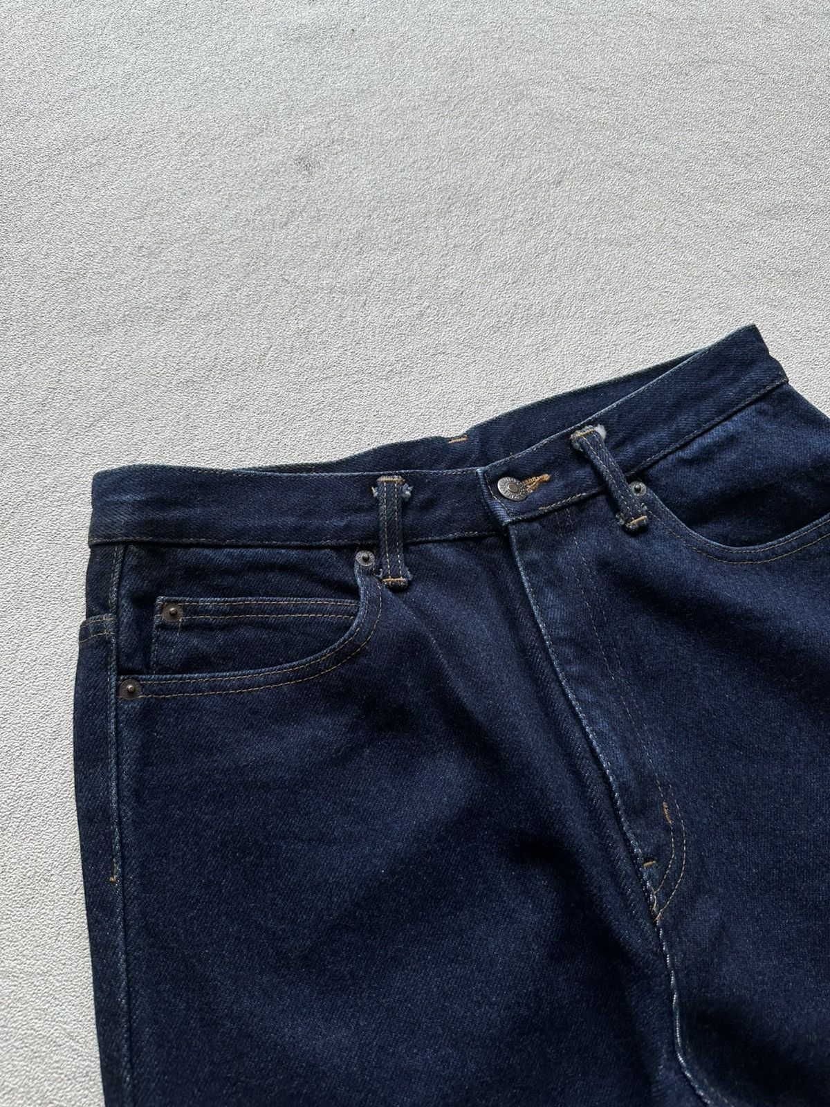 Harley Davidson VINTAGE X HARLEY DAVIDSON FLARE HEAVY HAIRY DENIM Size US 29 - 10 Thumbnail