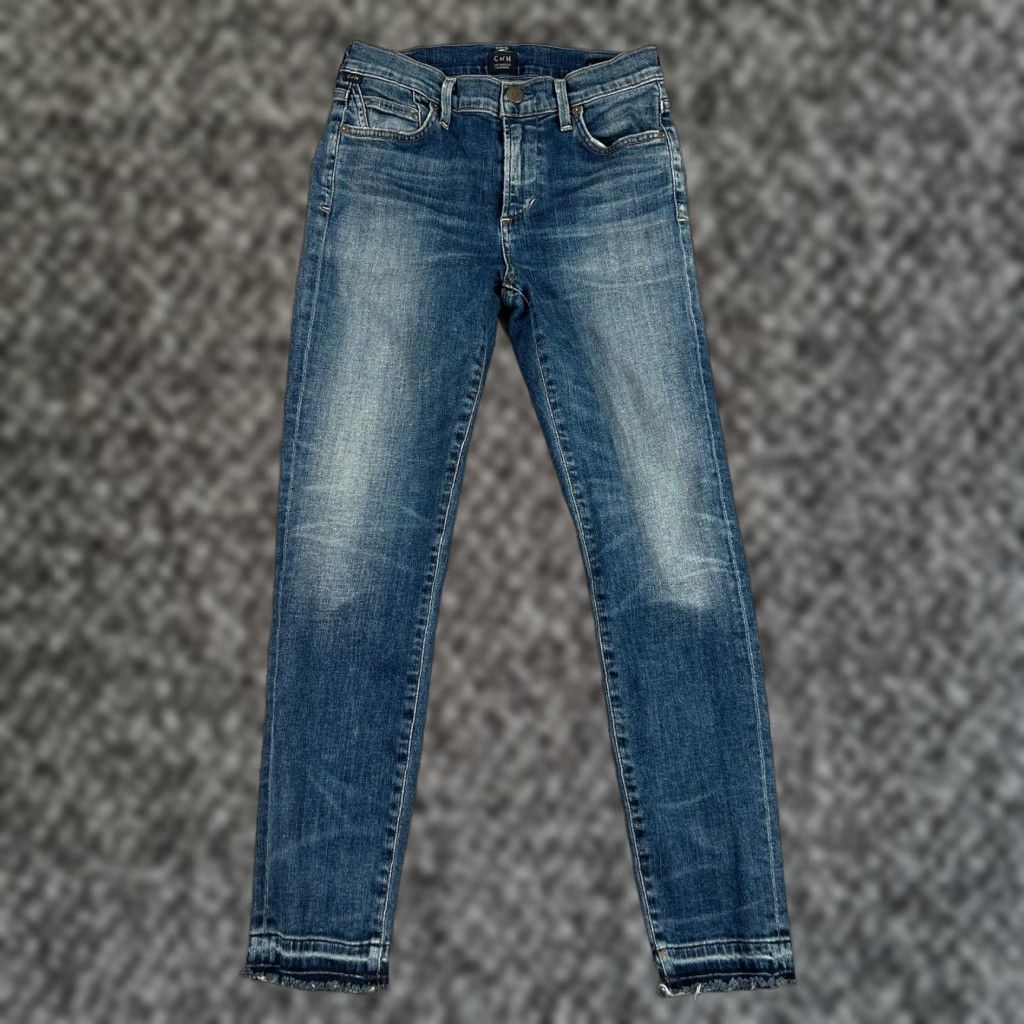 Citizens Of Humanity VINTAGE Citizens of Humanity Rocket Crop Skinny Jeans Women Size 26 Black Cotton Blend High Rise Denim Size 26" / US 2 / IT 38 - 1 Thumbnail