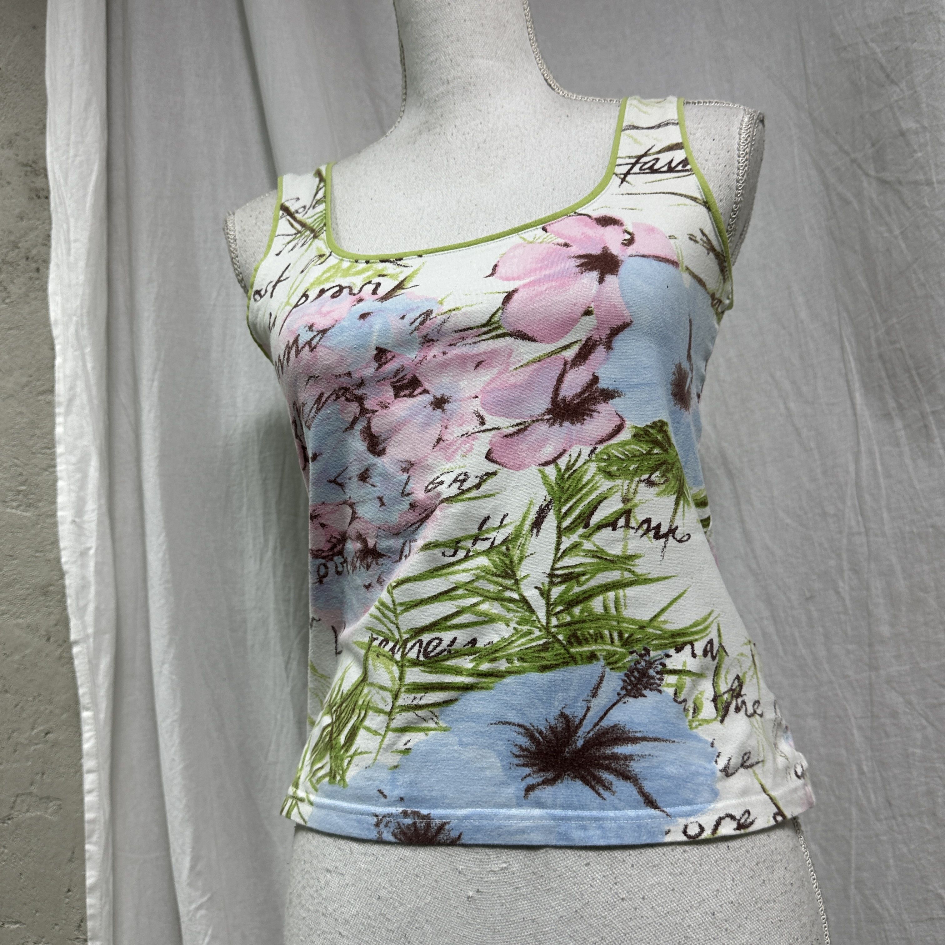 Vintage Vintage Streetwear Hip Hop Summer Printed Top Y2K Size S / US 4 / IT 40 - 4 Thumbnail