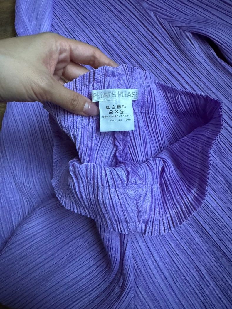 Issey Miyake issey miyake size:3 Purple pleated pants Size 42" / US 20 - 1 Thumbnail