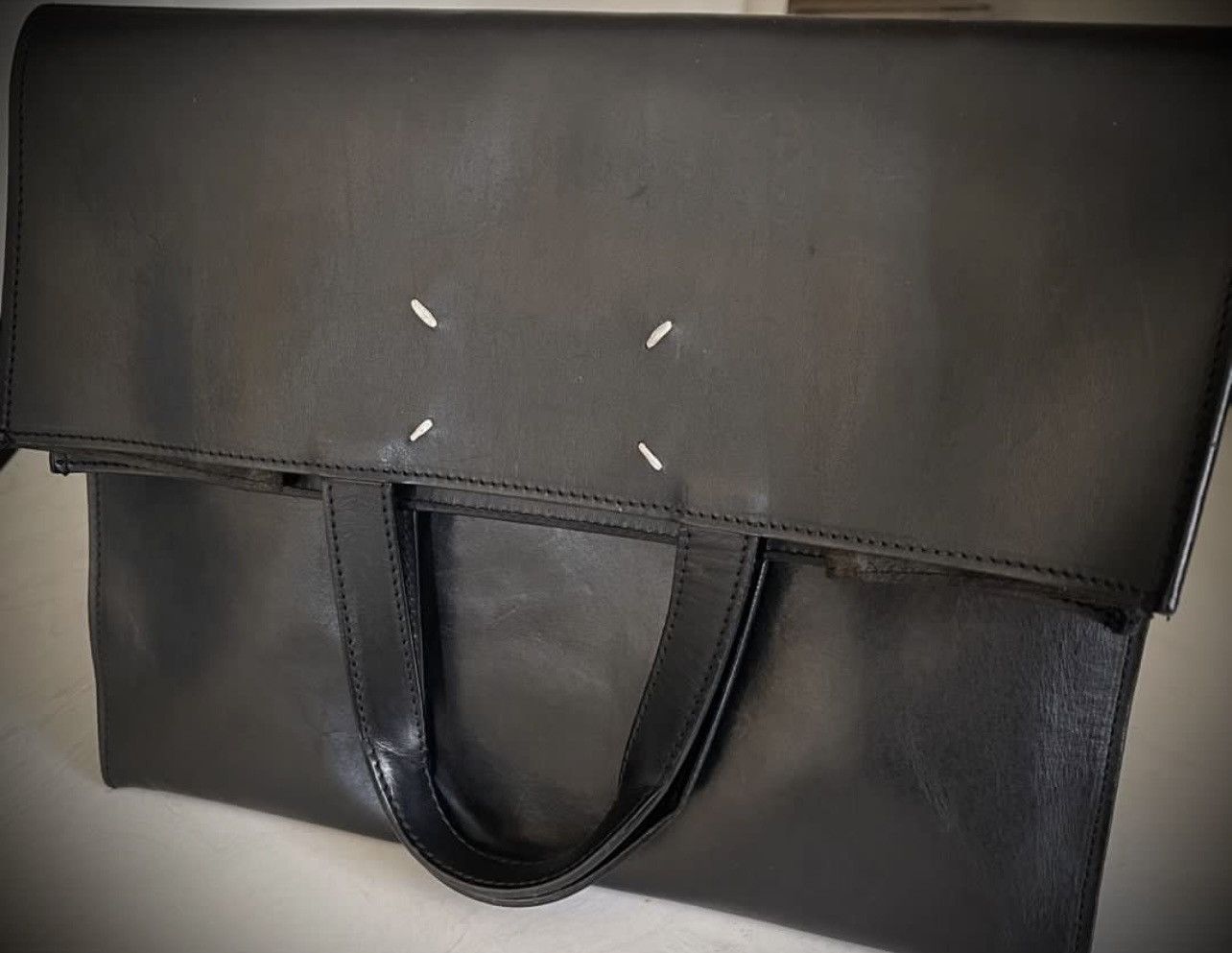 Maison Margiela 2012 Maison Margiela 4 stitches 2ways folding tote bag Size ONE SIZE - 5 Thumbnail