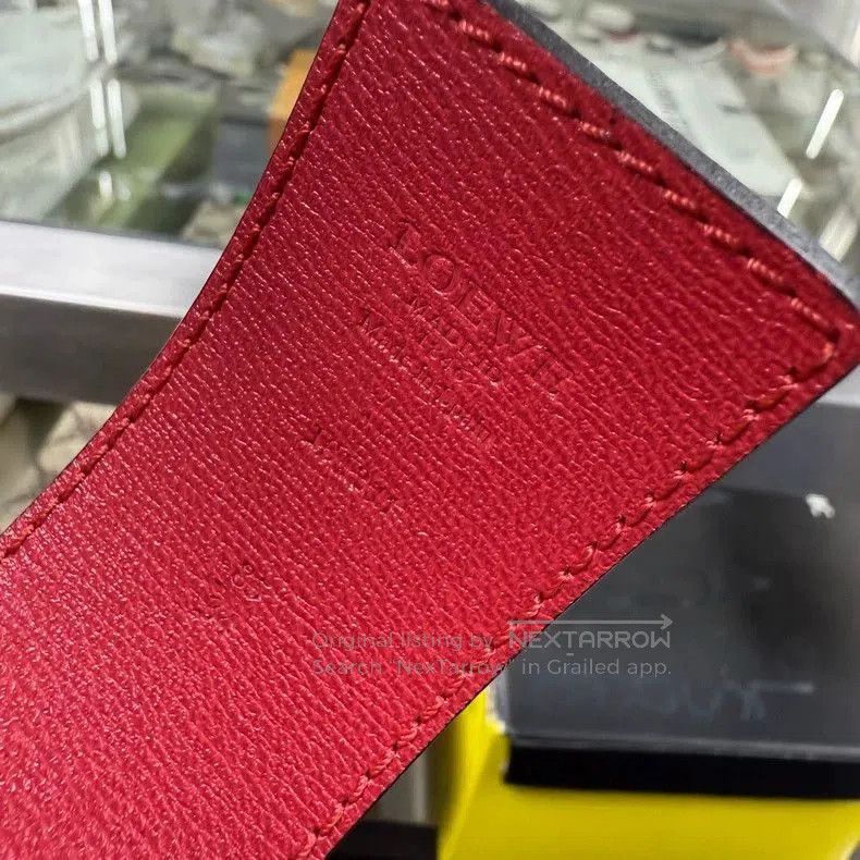 Loewe LOEWE Leather Belt with Gold Buckle . Size ONE SIZE - 2 Thumbnail