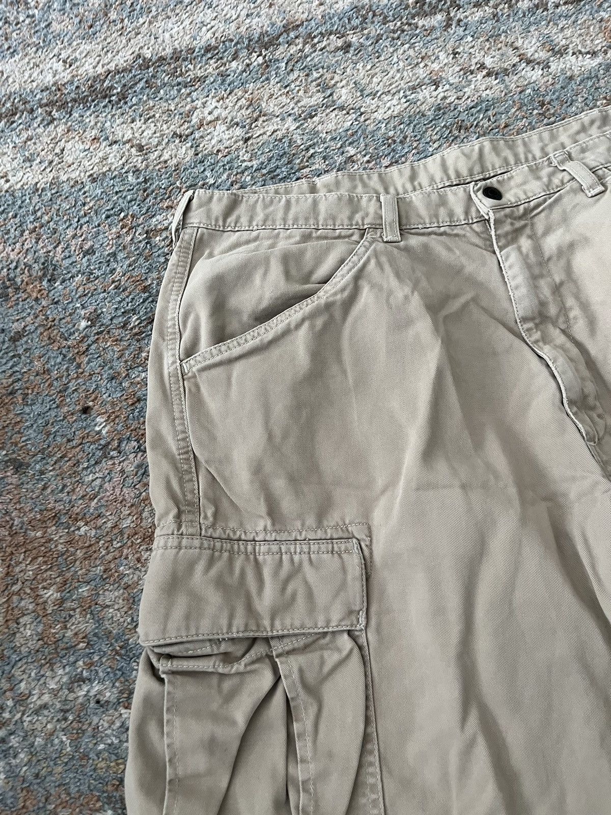 Vintage VTG Polo Ralph Lauren Stash Cargo Shorts Distressed 36 Size US 36 / EU 52 - 3 Thumbnail