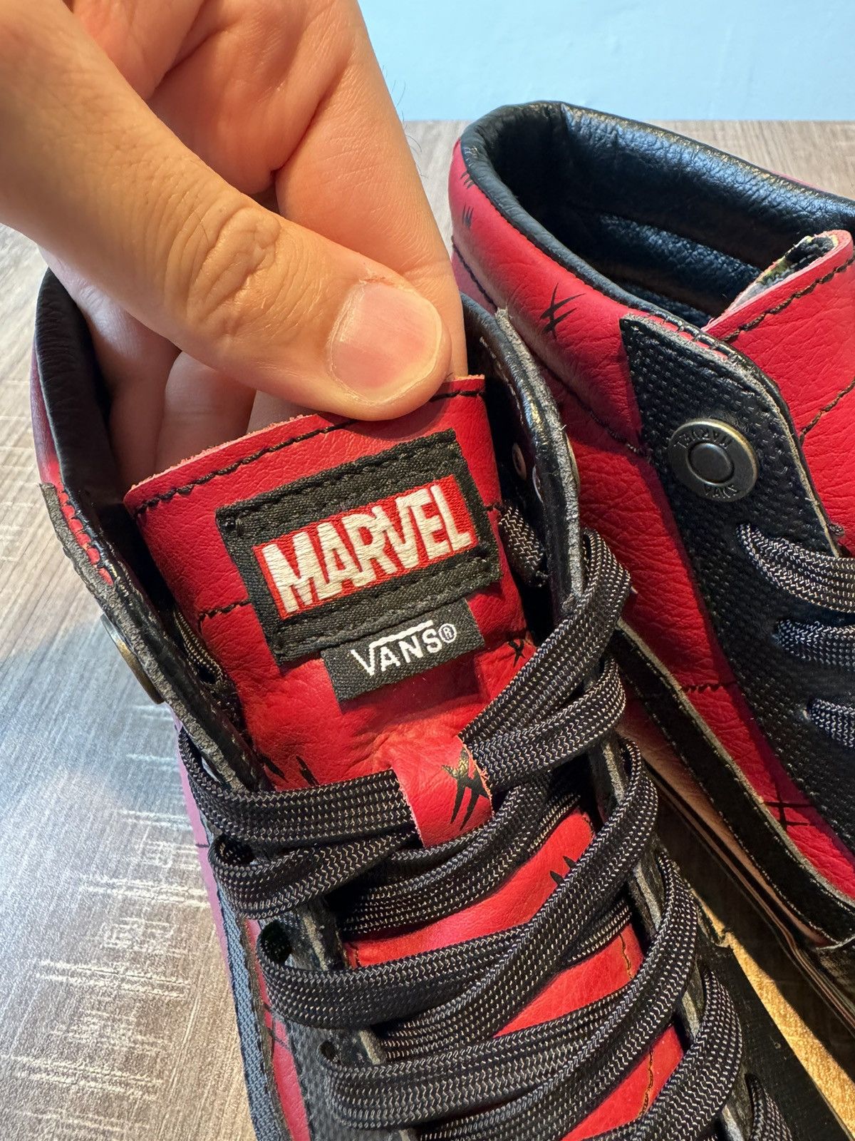 Vans Vans SK-8 Hi Marvel Deadpool Limited Edition Mens Size 8.5 Size US 8.5 / EU 41-42 - 7 Thumbnail
