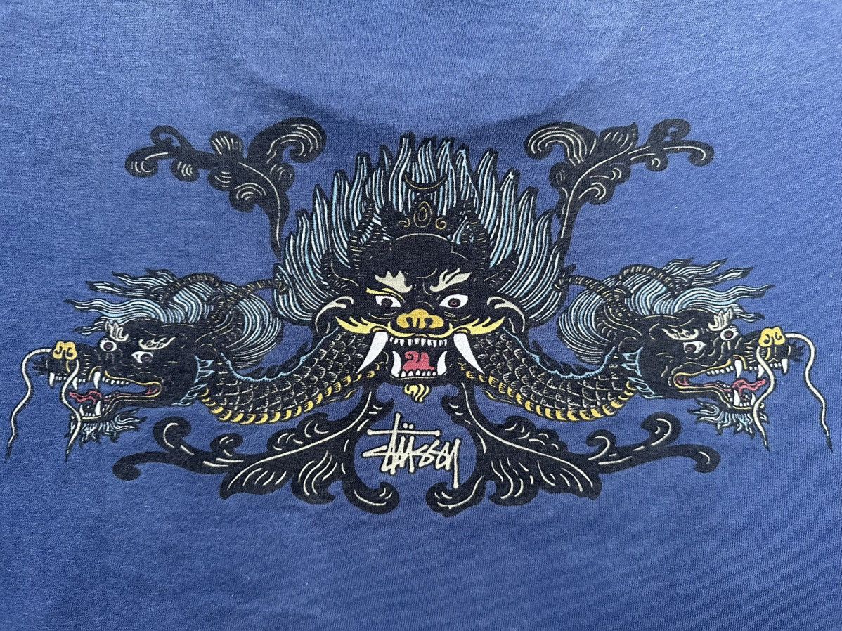 Vintage Vintage 80s Stussy Dragon Tee Size US M / EU 48-50 / 2 - 3 Thumbnail