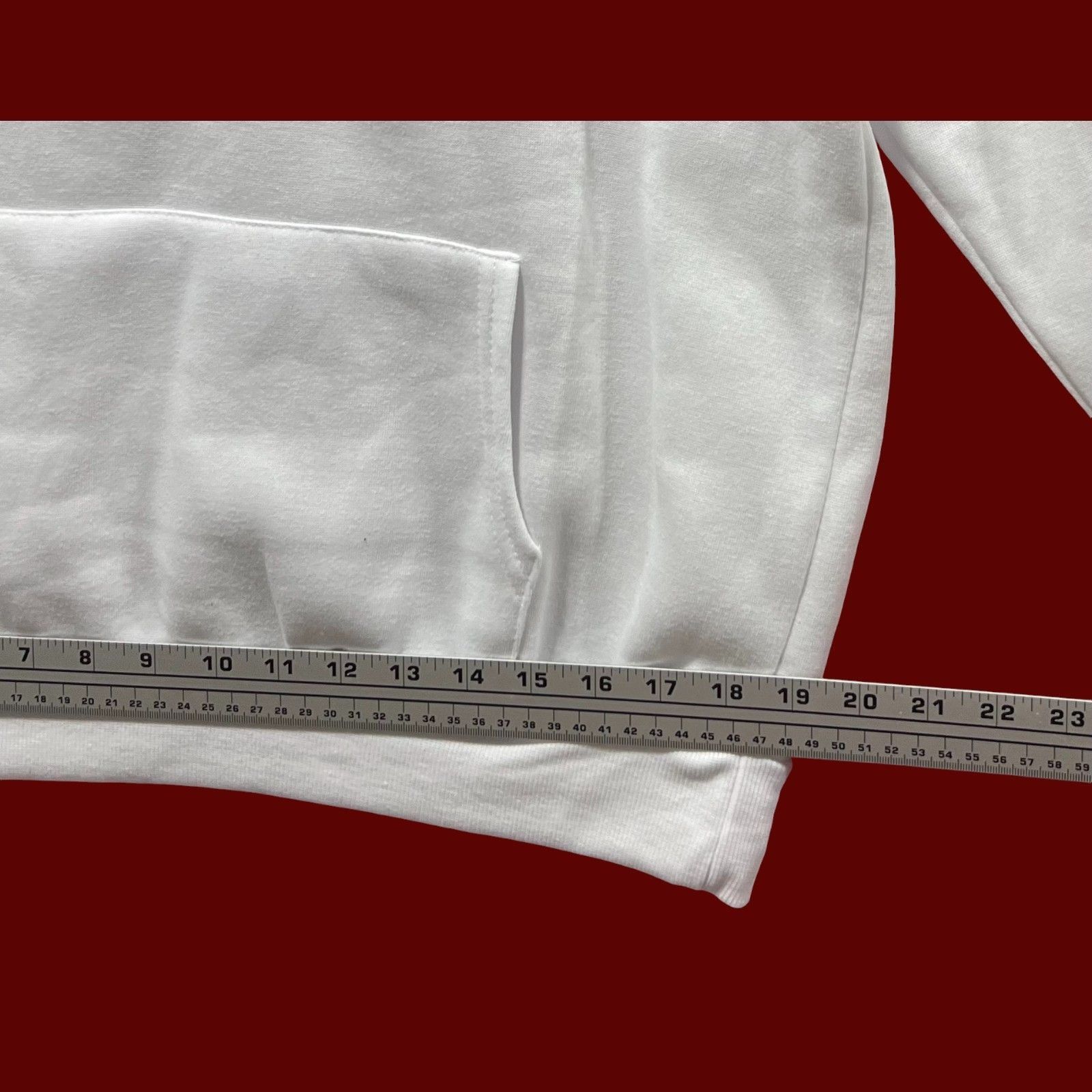 rue21 Rue 21 - Men's Long Sleeve Hooded Sweatshirt - White - Mediu Size US M / EU 48-50 / 2 - 5 Thumbnail