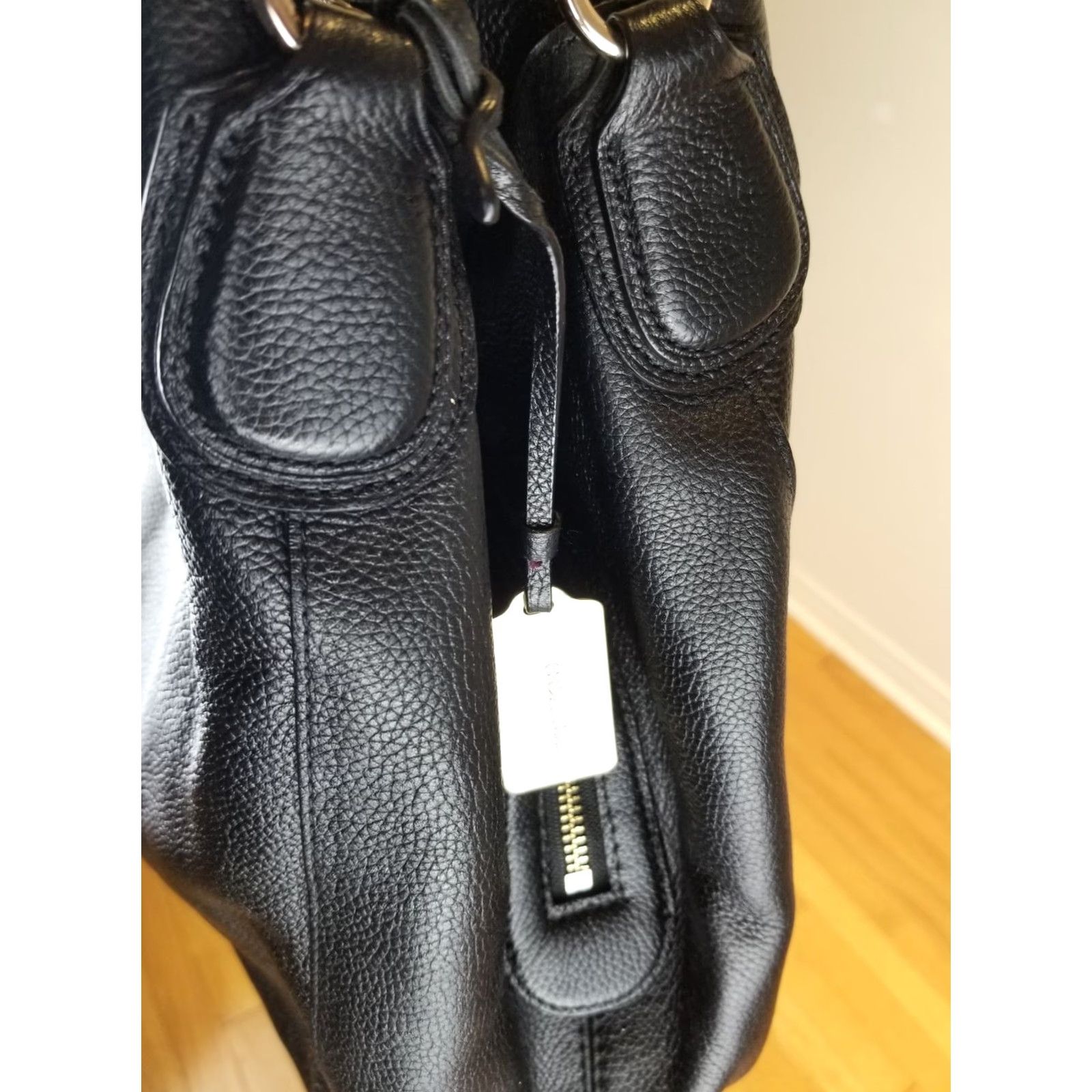 Coach VINTAGE Y2K COACH BLACK LEATHER SHOULDER HANDBAG CROSS BAG Size ONE SIZE - 6 Thumbnail