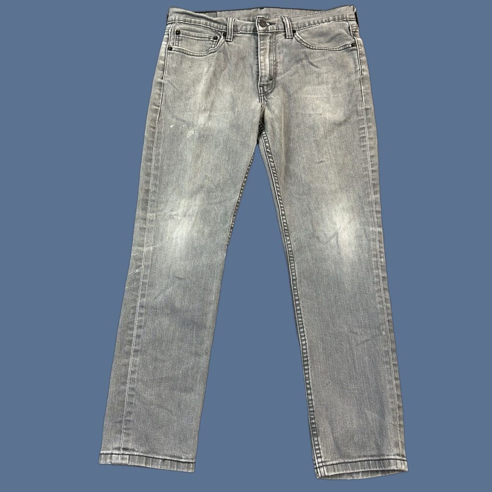 Levi's Levi's 511 Jeans Mens 34x30 Gray Denim Slim Fit Stretch Skate Casual Jeans Size US 34 / EU 50 - 1 Thumbnail