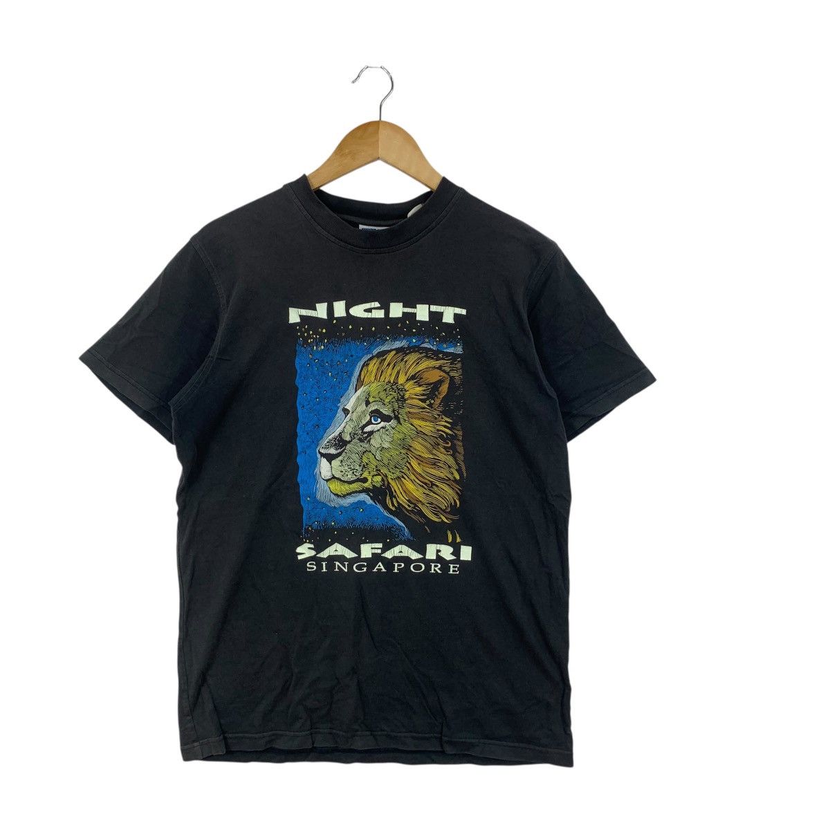 Vintage Vintage NIGHT SAFARI SINGAPORE Lion King Tee Shirt Top Size M / US 6-8 / IT 42-44 - 4 Thumbnail
