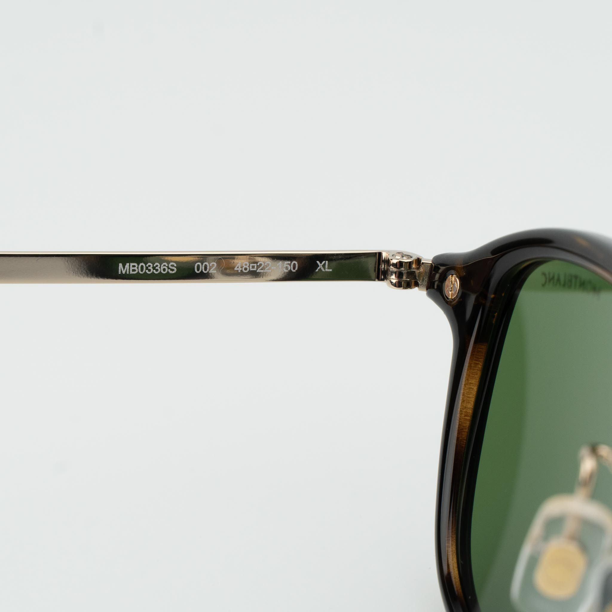 Montblanc Montblanc Men Sunglasses Round MB0336S 002 NEW AUTHENTIC Size ONE SIZE - 9 Thumbnail