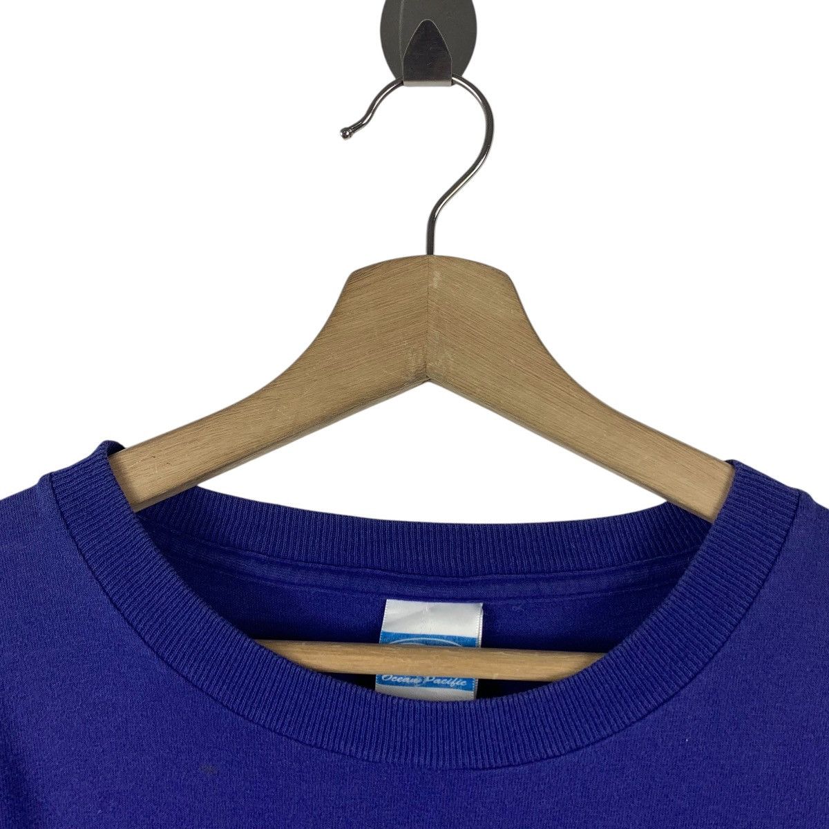 Designer × Ocean Pacific × Vintage Vintage 90s OCEAN PACIFIC Surfing big logo tee Size US XL / EU 56 / 4 - 5 Thumbnail
