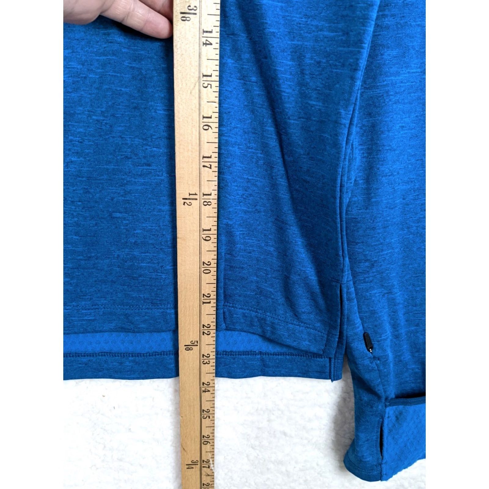 Nike Nike Pro Women’s 1/4 Zip Long Sleeve Pullover Sweatshirt Top M Blue Size M / US 6-8 / IT 42-44 - 8 Thumbnail