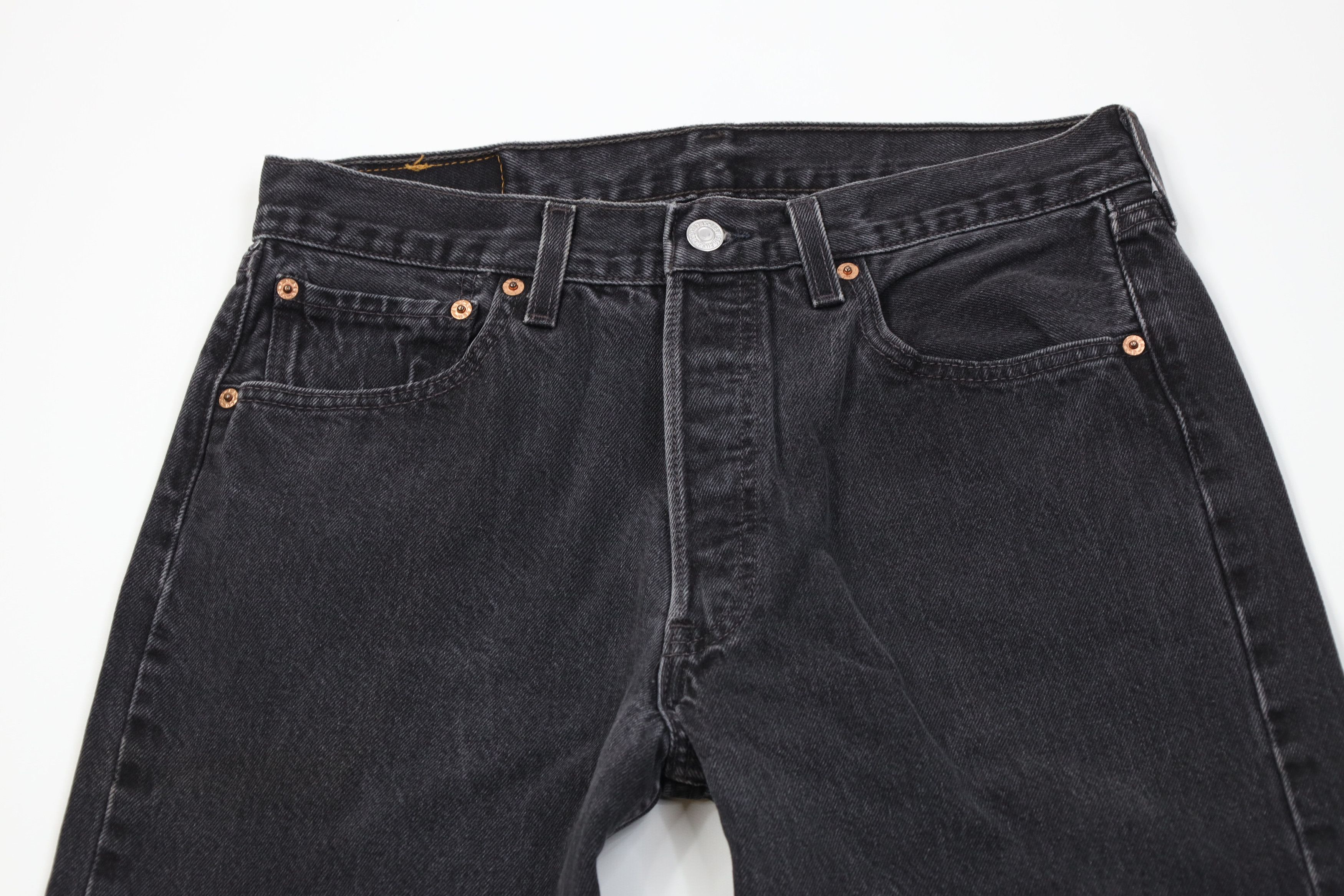 Levi's Vintage 90s Levis 501xx Fly Original Straight Leg Jeans USA Size US 32 / EU 48 - 2 Thumbnail