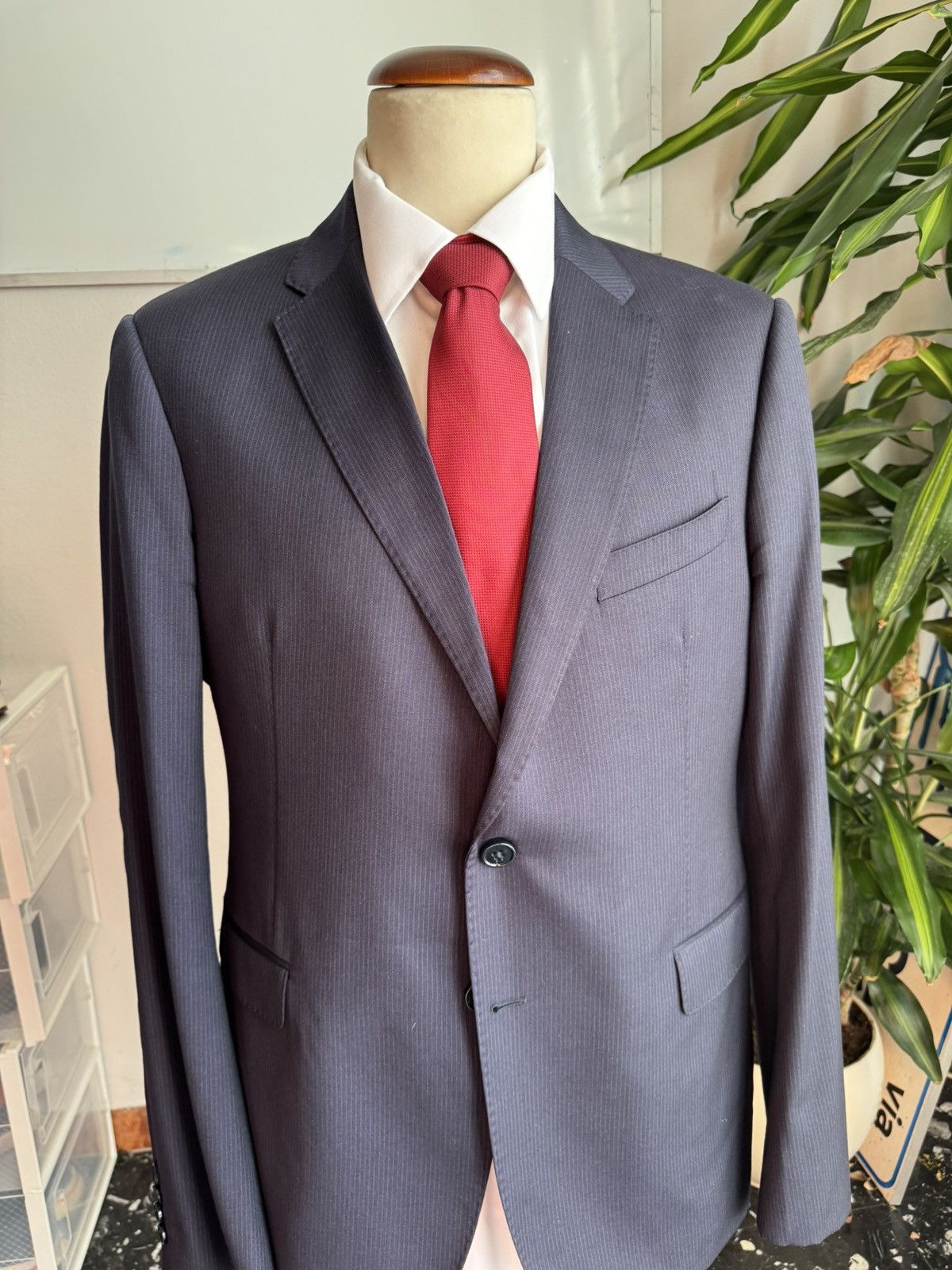 Armani Collezioni Armani collezioni 52 blue suit Size 52R - 1 Thumbnail