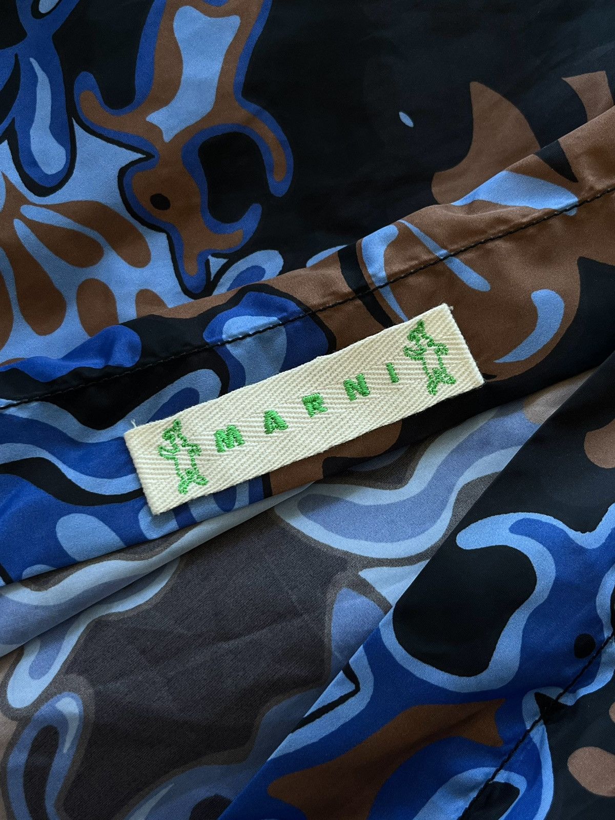Marni Marni Dance Bunny Multicolor Camo Oversized Rain Coat SS19 Size US S / EU 44-46 / 1 - 9 Thumbnail