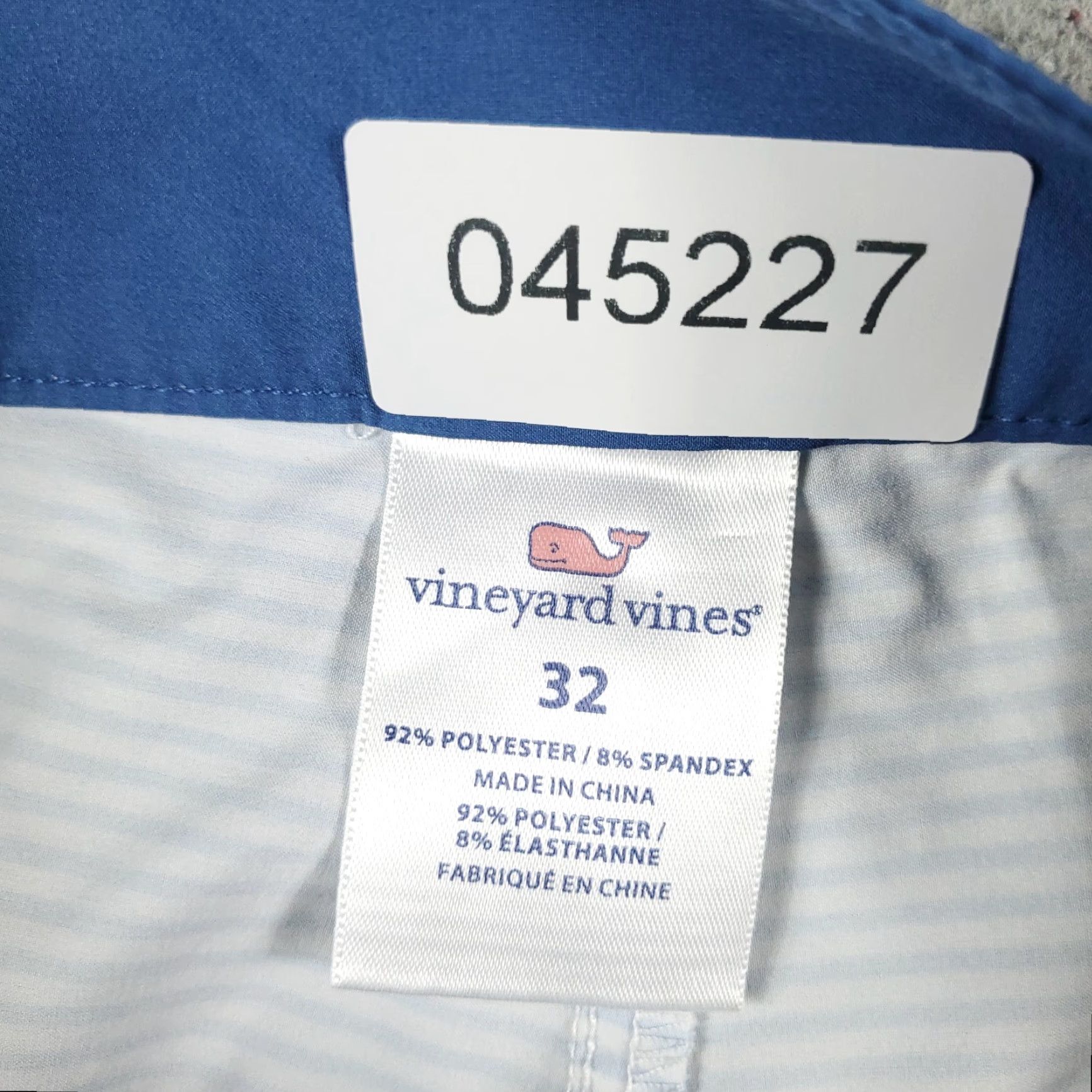 Vineyard Vines Vineyard Vines Shorts Mens 32 Blue Striped Surf Beach Board Swim Trunks Size US 32 / EU 48 - 7 Thumbnail