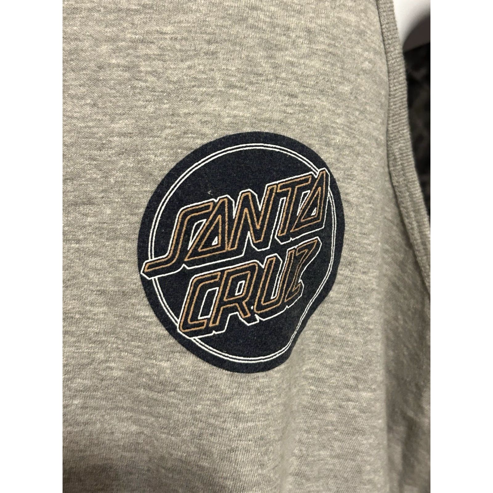Vintage VINTAGE Santa Cruz Tank Top Shirt Men XL Heather Gray Double Sided Skateboarding Crew Neck Sleeveless T-Shirt Size US XL / EU 56 / 4 - 4 Thumbnail