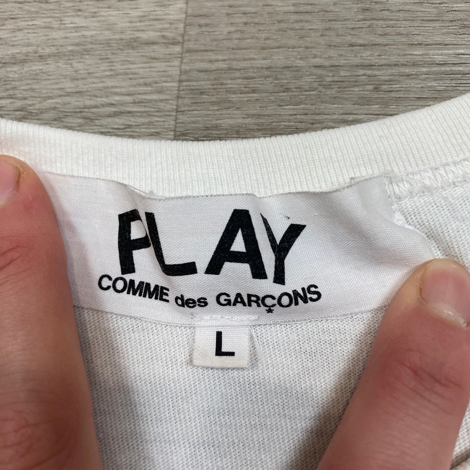 Comme des Garcons PLAY Comme des Garcons Play CDG Heart Embroidered Shirt Women's L Size L / US 10 / IT 46 - 6 Thumbnail
