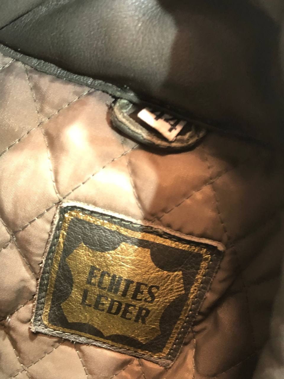 Vintage Echtes Leder Vintage Racing Biker Leather Jacket Size US M / EU 48-50 / 2 - 8 Thumbnail