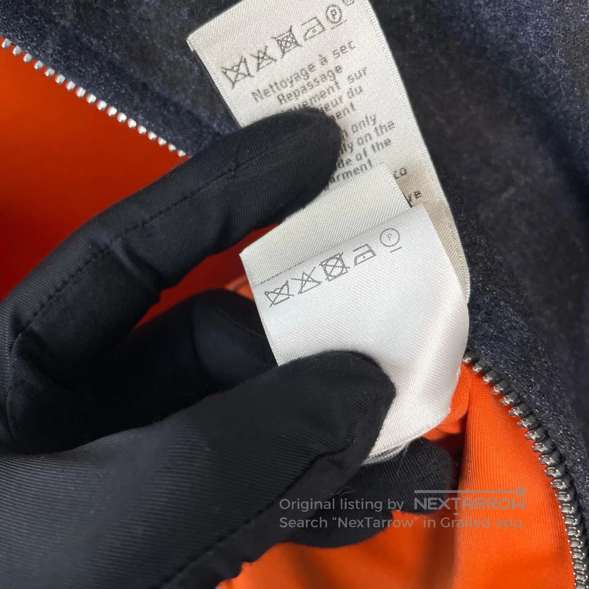 Hermes Hermes Navy check wool pilot jacket| Size US S / EU 44-46 / 1 - 9 Thumbnail