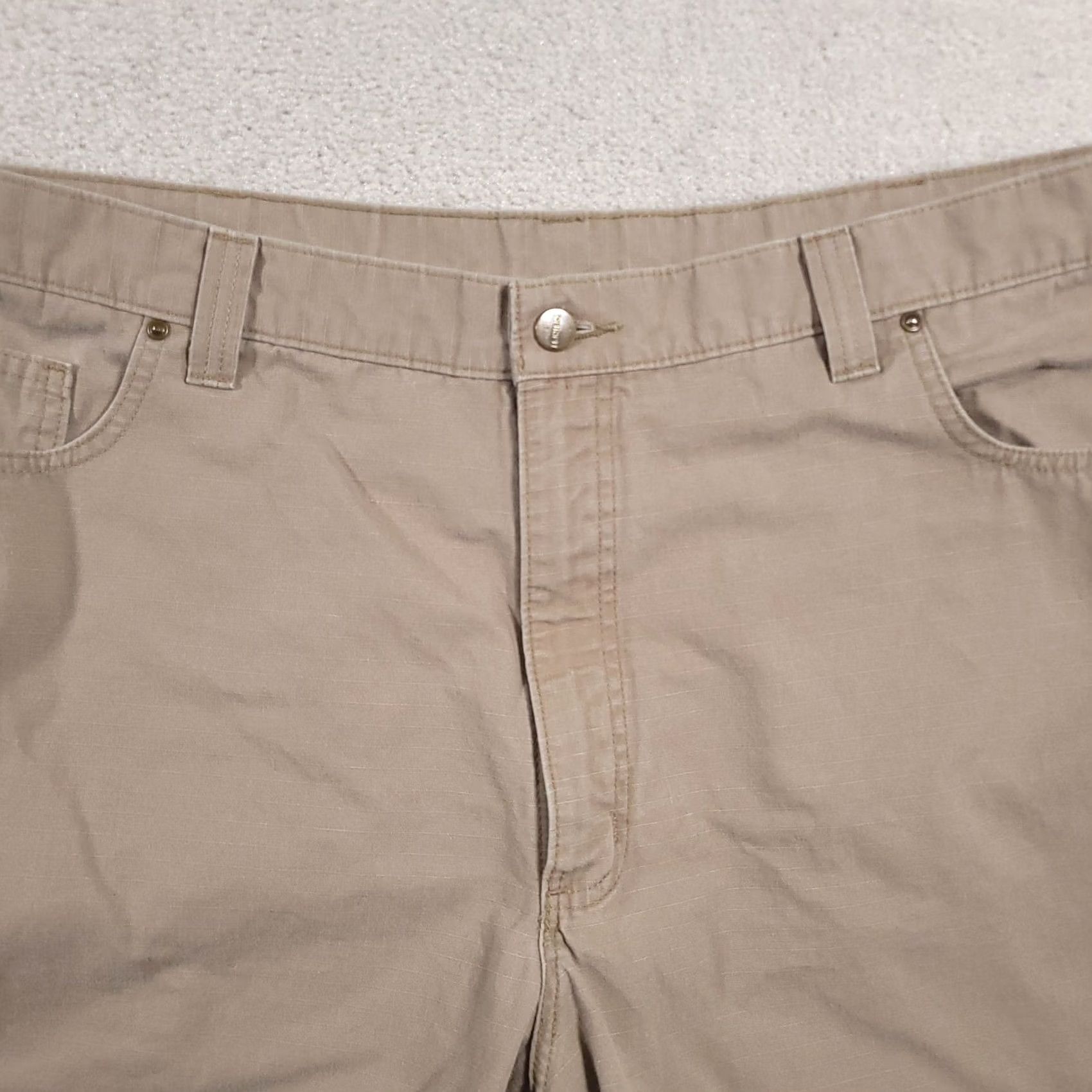 Carhartt VINTAGE Carhartt Shorts Mens 42 Khaki Original Fit Ripstop Workwear Carpenter Utility Size US 42 / EU 58 - 3 Thumbnail