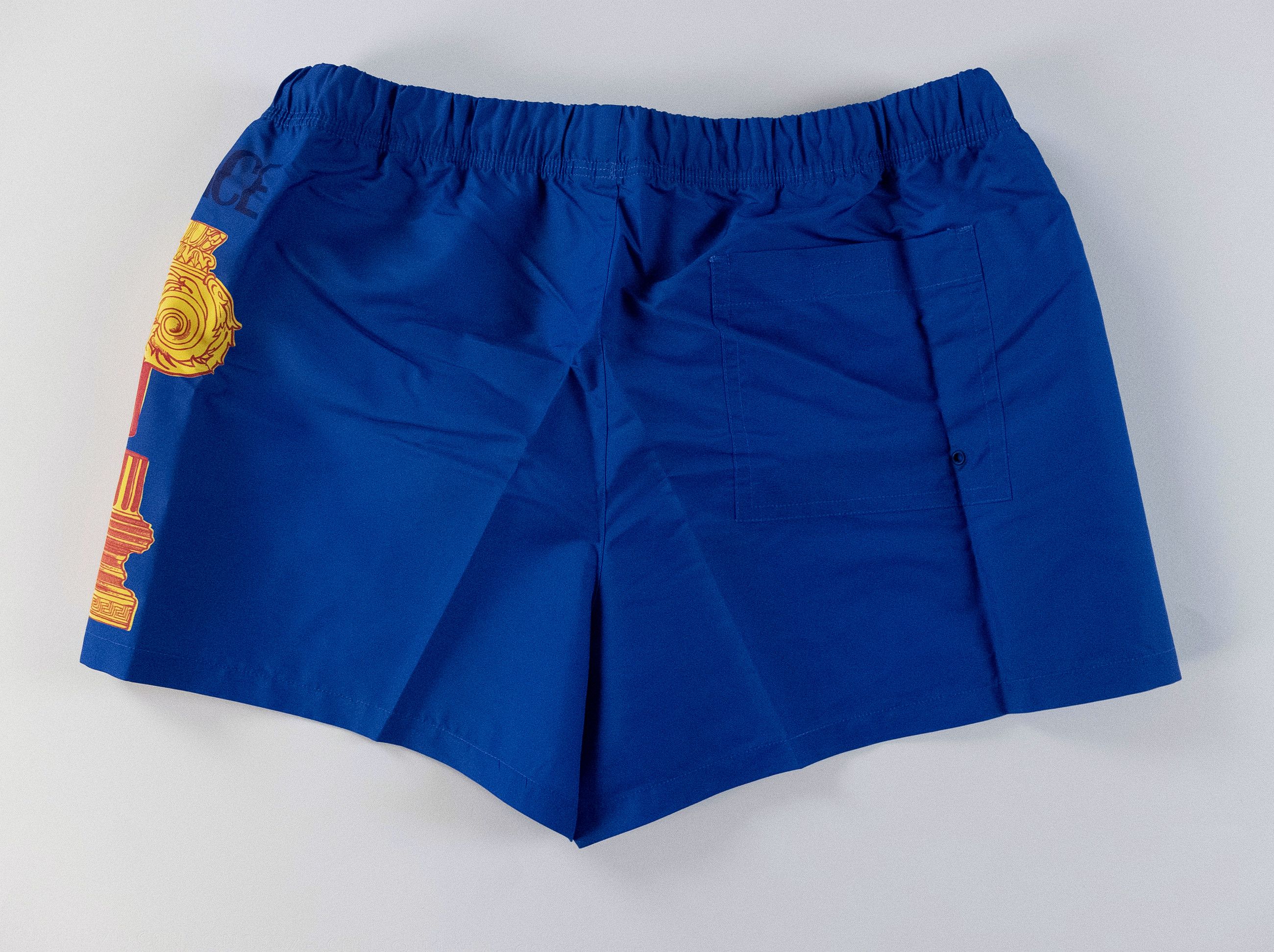 Versace VERSACE Colonnia blue Greek Column print swim shorts Small Size US 30 / EU 46 - 9 Thumbnail