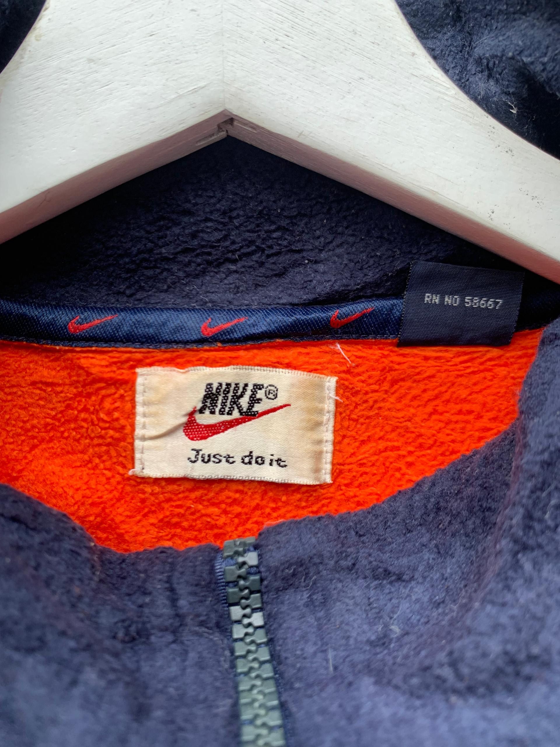 Nike Vintage 90s Nike Just Do It Fleece Jacket Size US XL / EU 56 / 4 - 8 Thumbnail