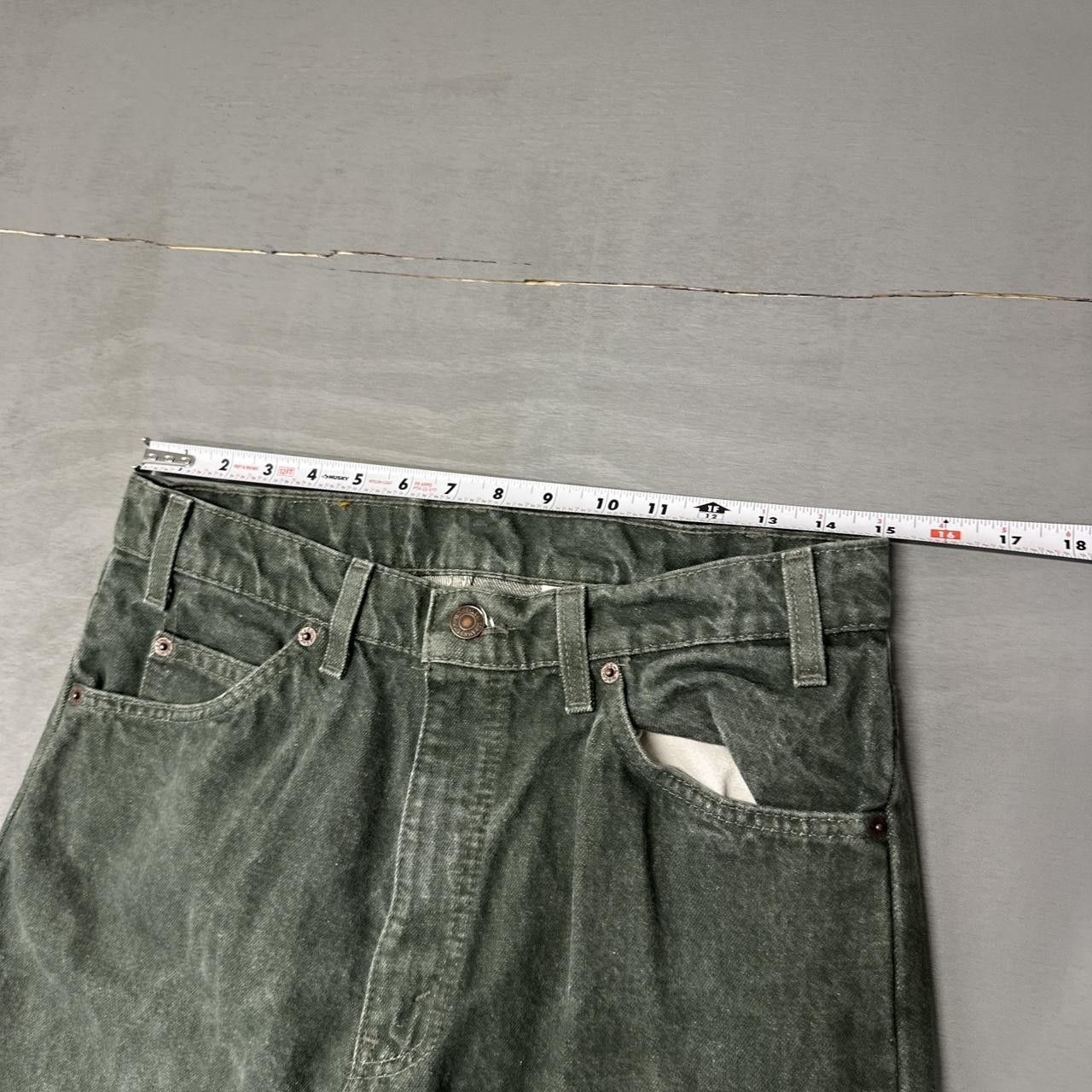 Levi's × Levi's Vintage Clothing Vintage Orange Tab Levi’s 550 Green Jeans 30 x 29 Size US 30 / EU 46 - 6 Thumbnail