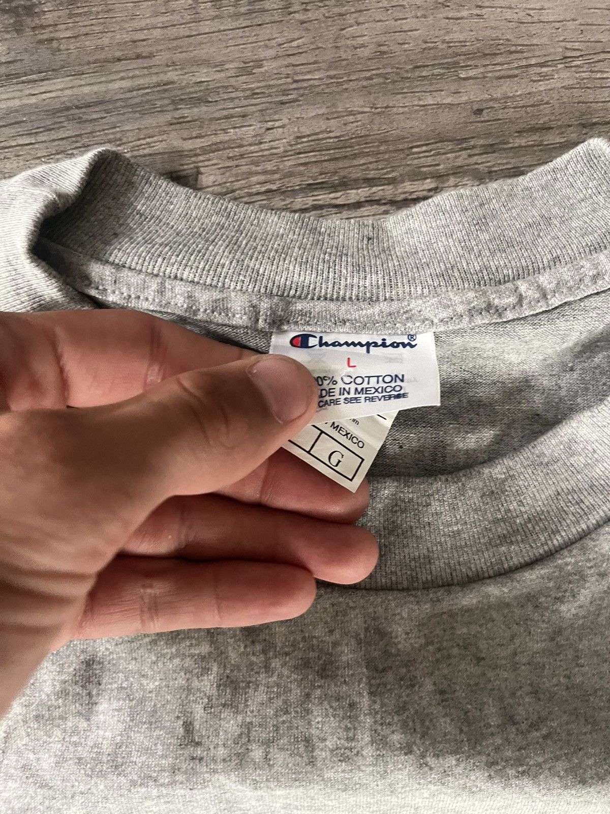 Champion × Vintage Vintage 90s y2k John Hopkins University Tee Size US L / EU 52-54 / 3 - 2 Thumbnail