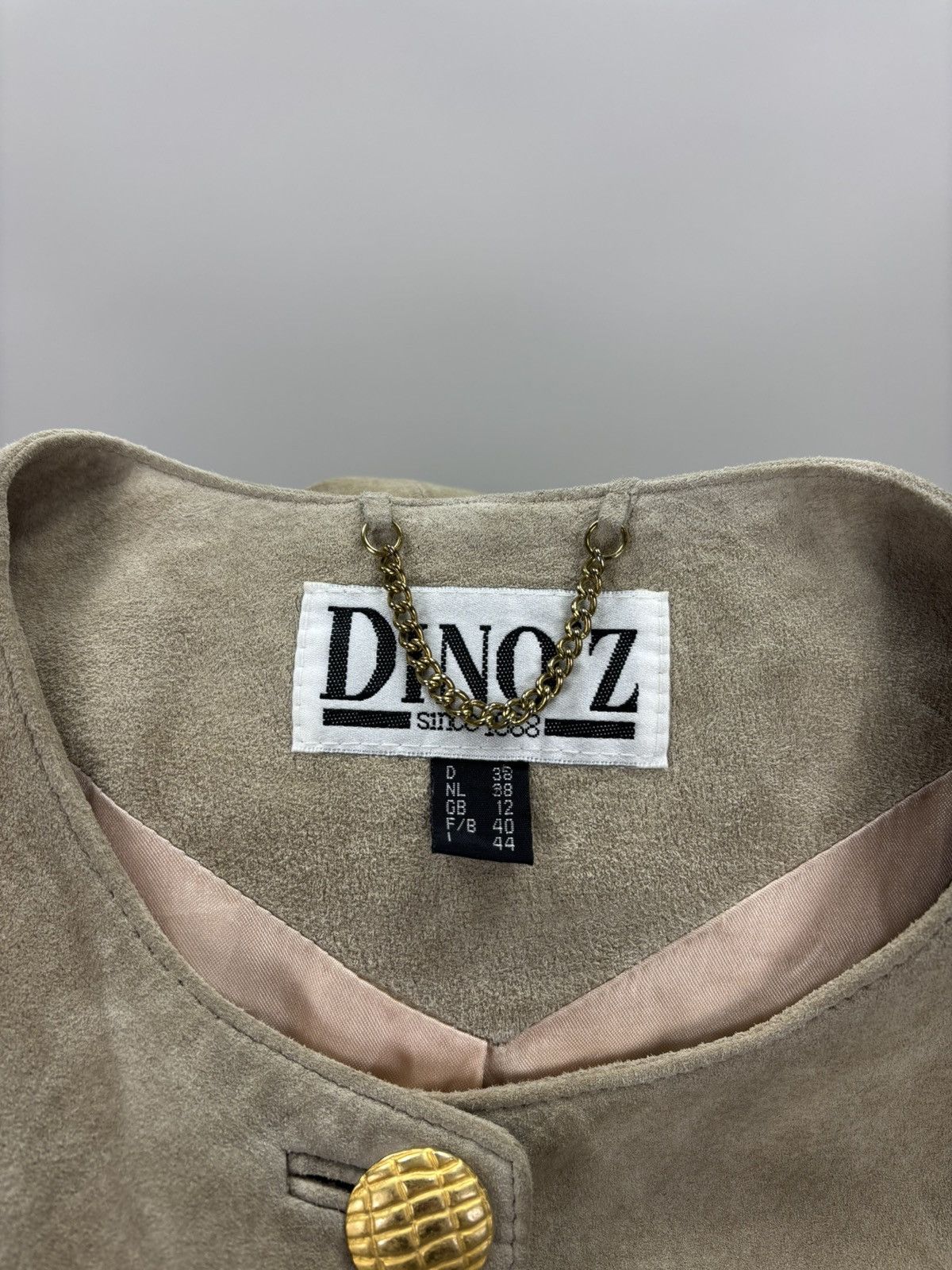 Other Womens vintage leather jacket Dino'z Size 38 Size S / US 4 / IT 40 - 11 Thumbnail