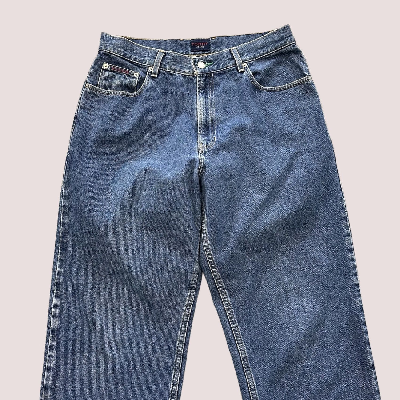 Tommy Hilfiger Tommy Hilfiger Jeans Mens 32x32 Blue Denim 5-Pocket Relaxed Straight Vintage Y2K 00s Baseball Era Style Mens Size US 32 / EU 48 - 1 Thumbnail
