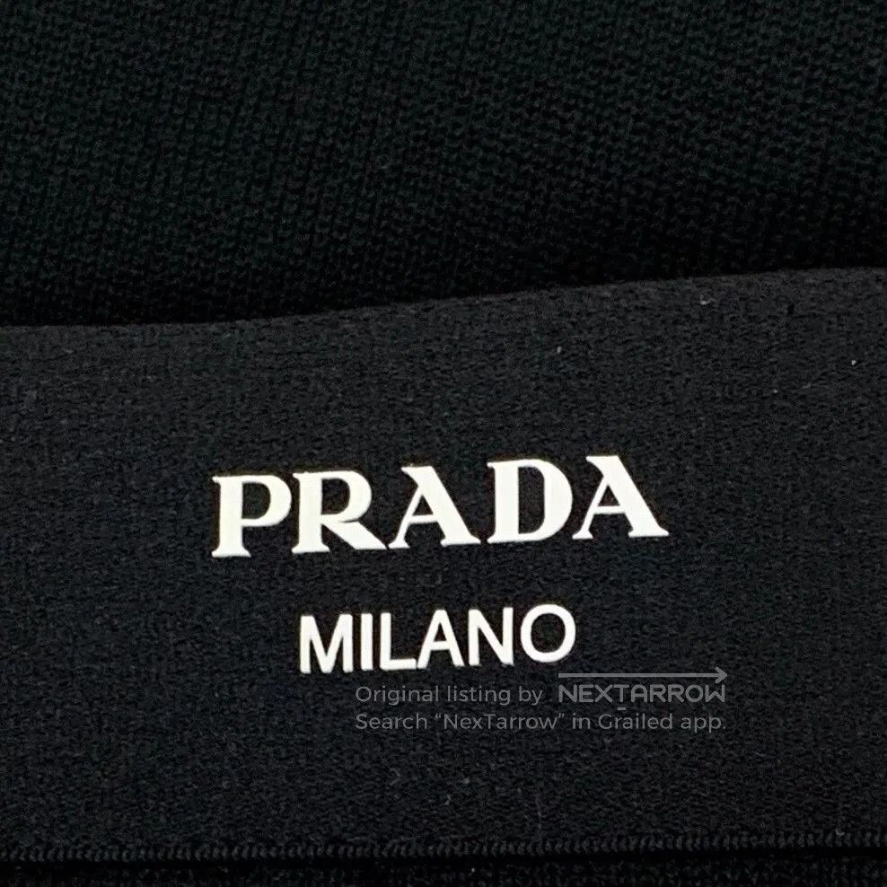 Prada Prada 2023 Logo Lettering Black Shorts. Size US 34 / EU 50 - 5 Thumbnail