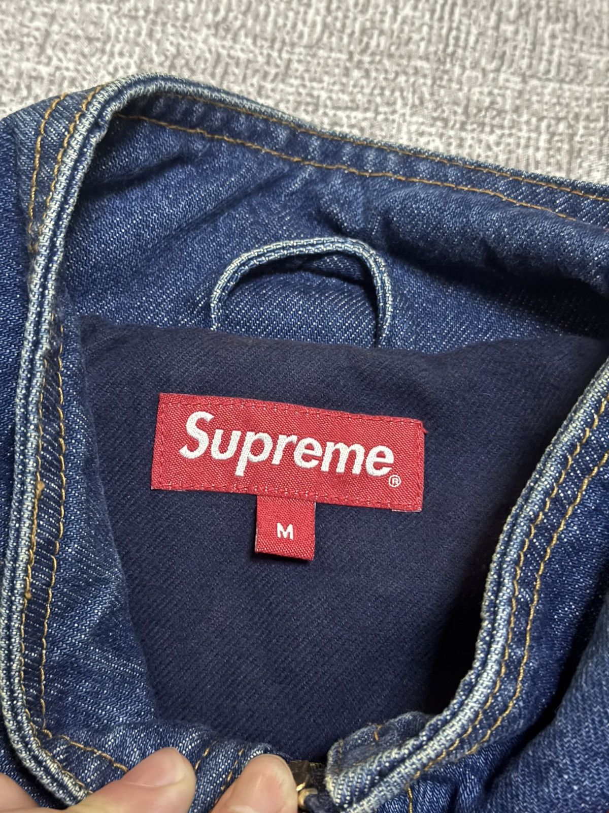 Supreme Supreme corduroy patchwork denim Jacket washed black Size US M / EU 48-50 / 2 - 4 Thumbnail