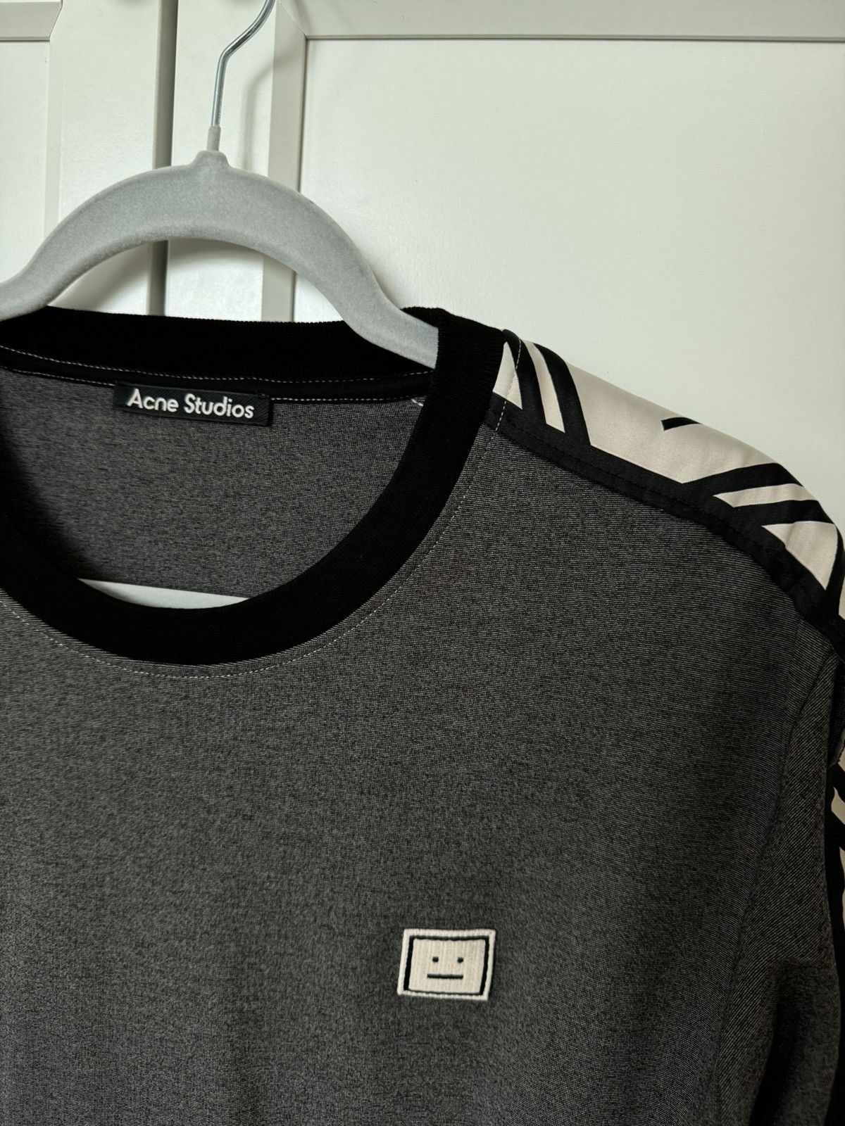 Acne Studios Acne Studios face grey sweatshirt Size US M / EU 48-50 / 2 - 4 Thumbnail