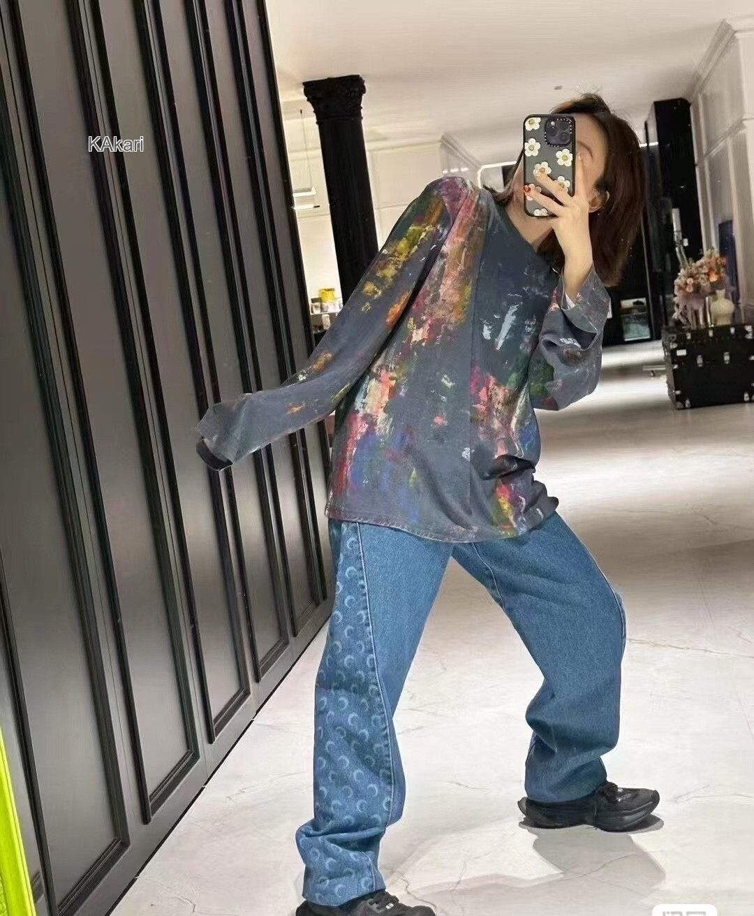 Acne Studios Acne Studios Tie-Dye Oversized Long Sleeve Size US S / EU 44-46 / 1 - 6 Thumbnail