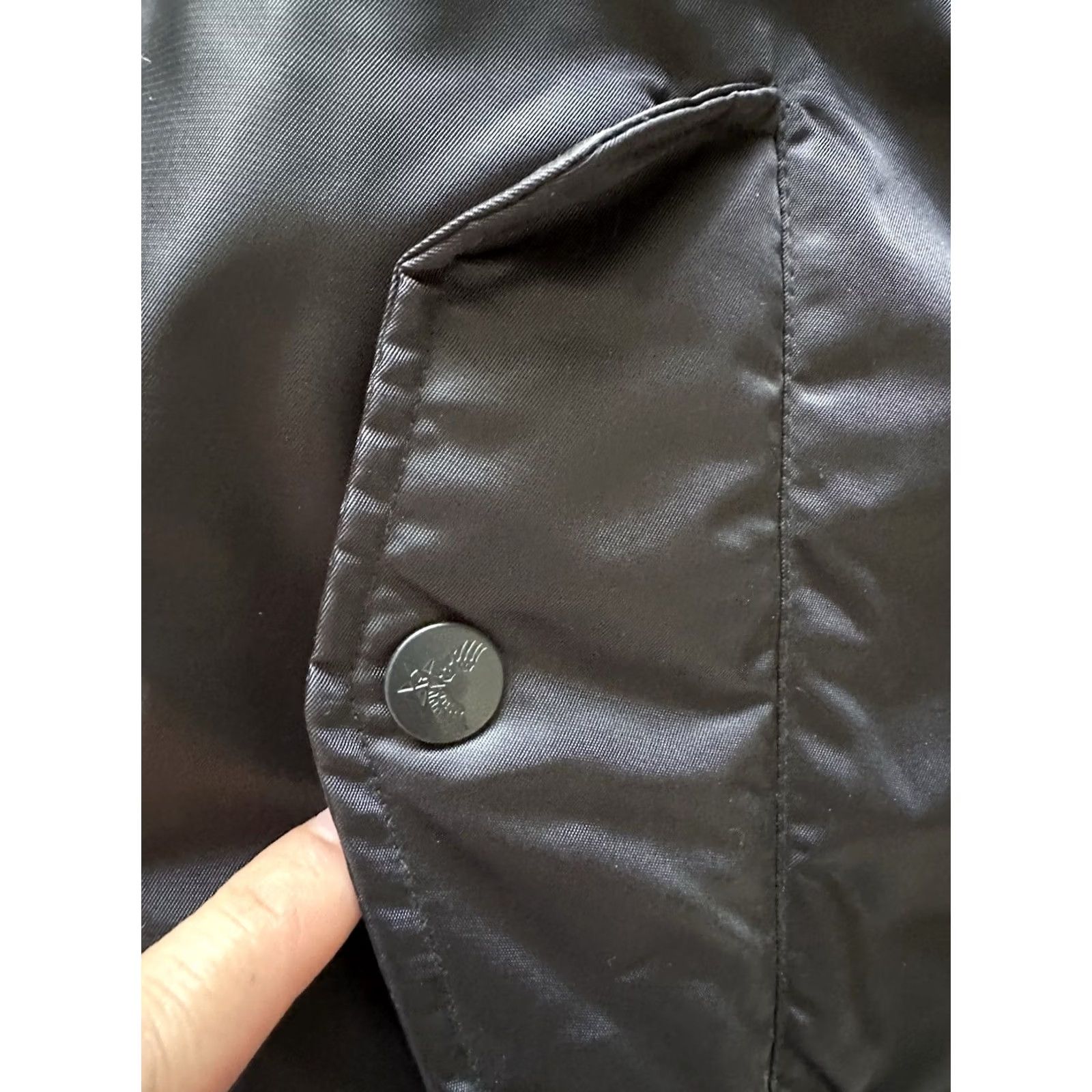 Avirex VINTAGE AVIREX Reversible Bomber Jacket Camo Black Flight Jacket Size Medium Y2K Size US M / EU 48-50 / 2 - 5 Thumbnail