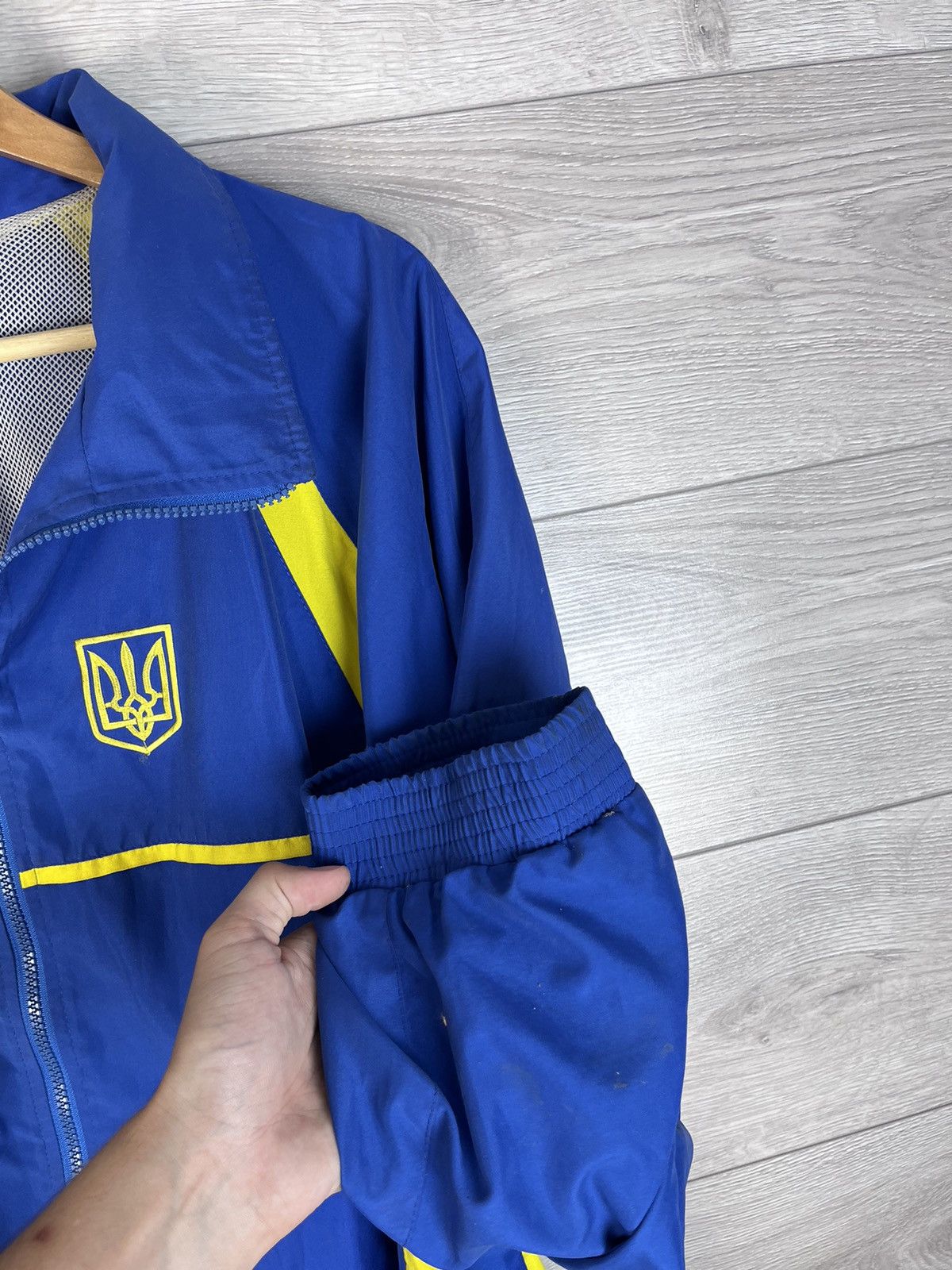 Vintage Vintage Mens Tracksuit Jacket Ukraine 🇺🇦 size Xxxl sport Size US XXL / EU 58 / 5 - 13 Thumbnail