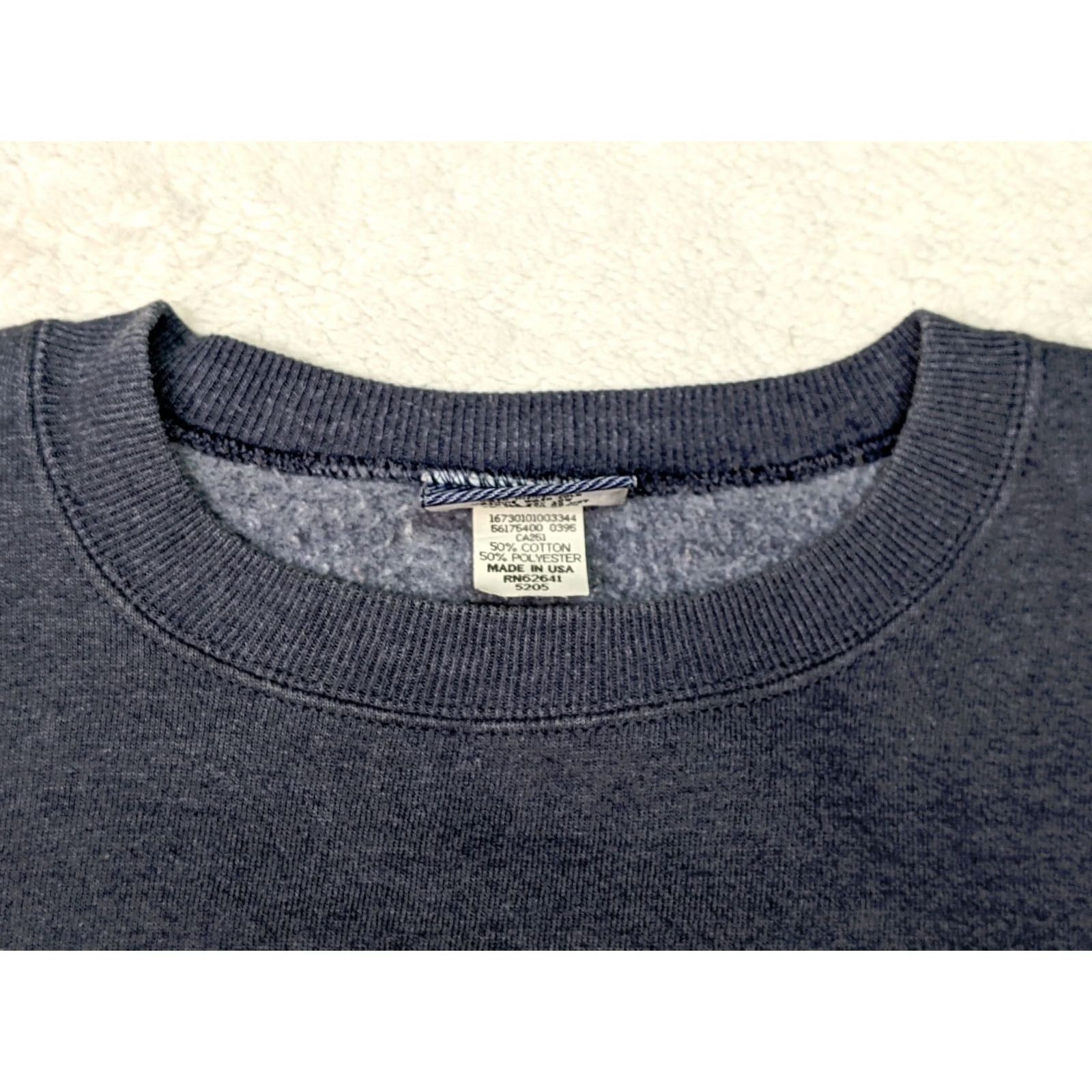 Lee VINTAGE Lee Sport Womens M Blue Heather Sweater Crew Neck Long Sleeve USA Made Size M / US 6-8 / IT 42-44 - 4 Thumbnail