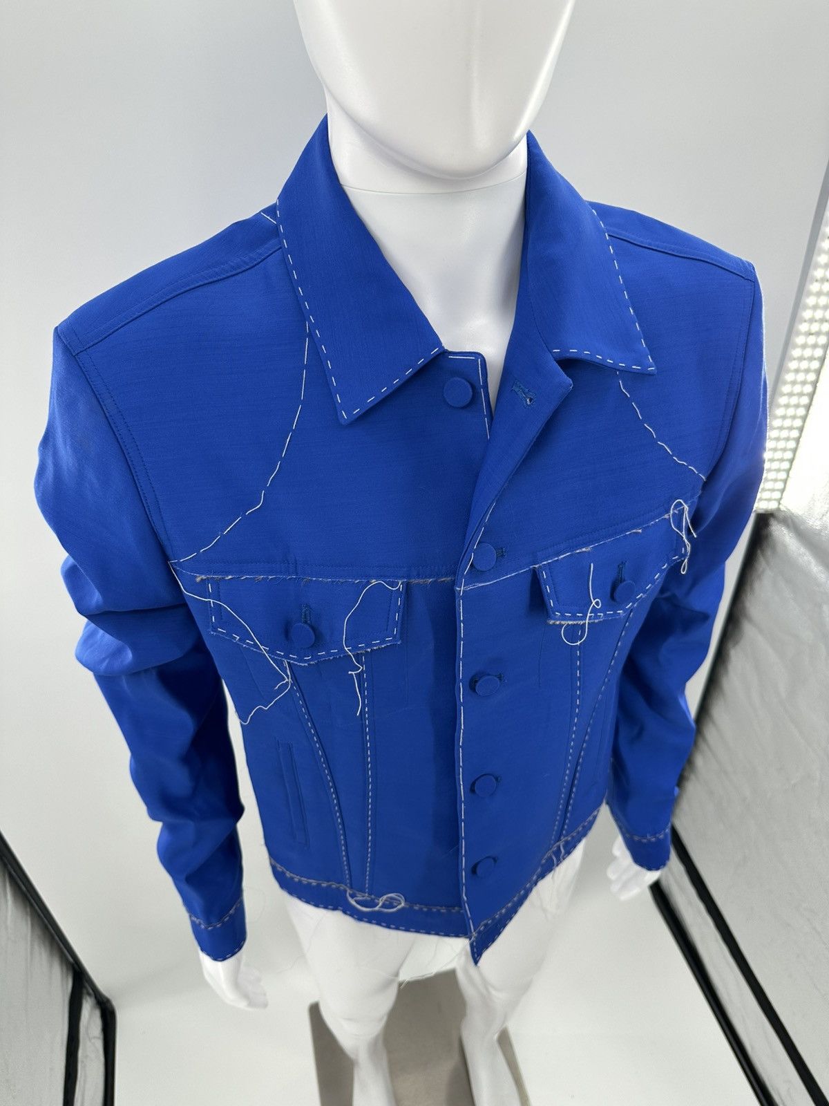 Off-White OFF-WHITE 2023 Wool Denim Jacket Size US XL / EU 56 / 4 - 5 Thumbnail