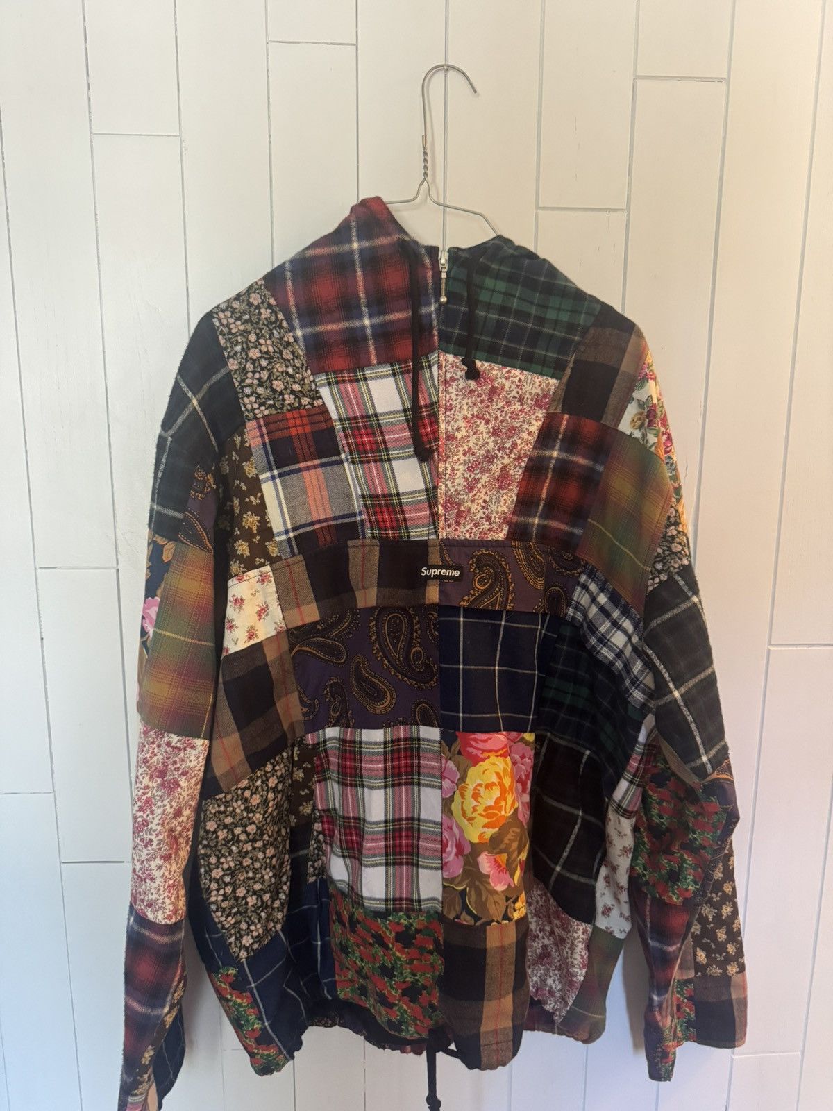 最安　Supreme GOODENOUGH Patchwork Jacket Supreme®/GOODENOUGH Patchwork Madras Hooded Jacket | Supreme