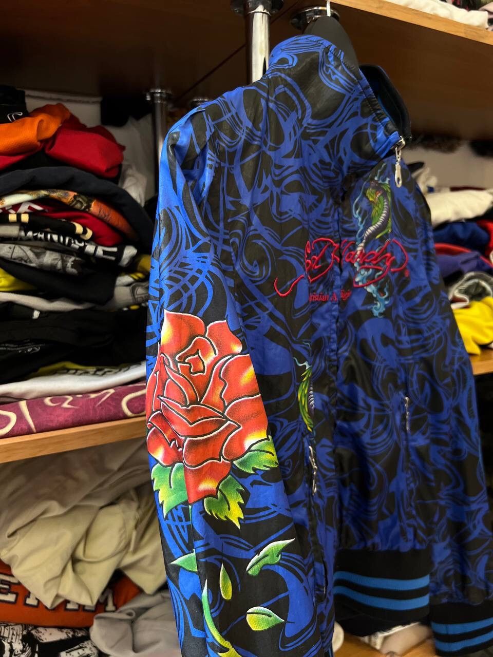 Ed Hardy Chritian Audigier Ed Hardy Fullprint Glamour Y2K Jacket Size M / US 6-8 / IT 42-44 - 6 Thumbnail