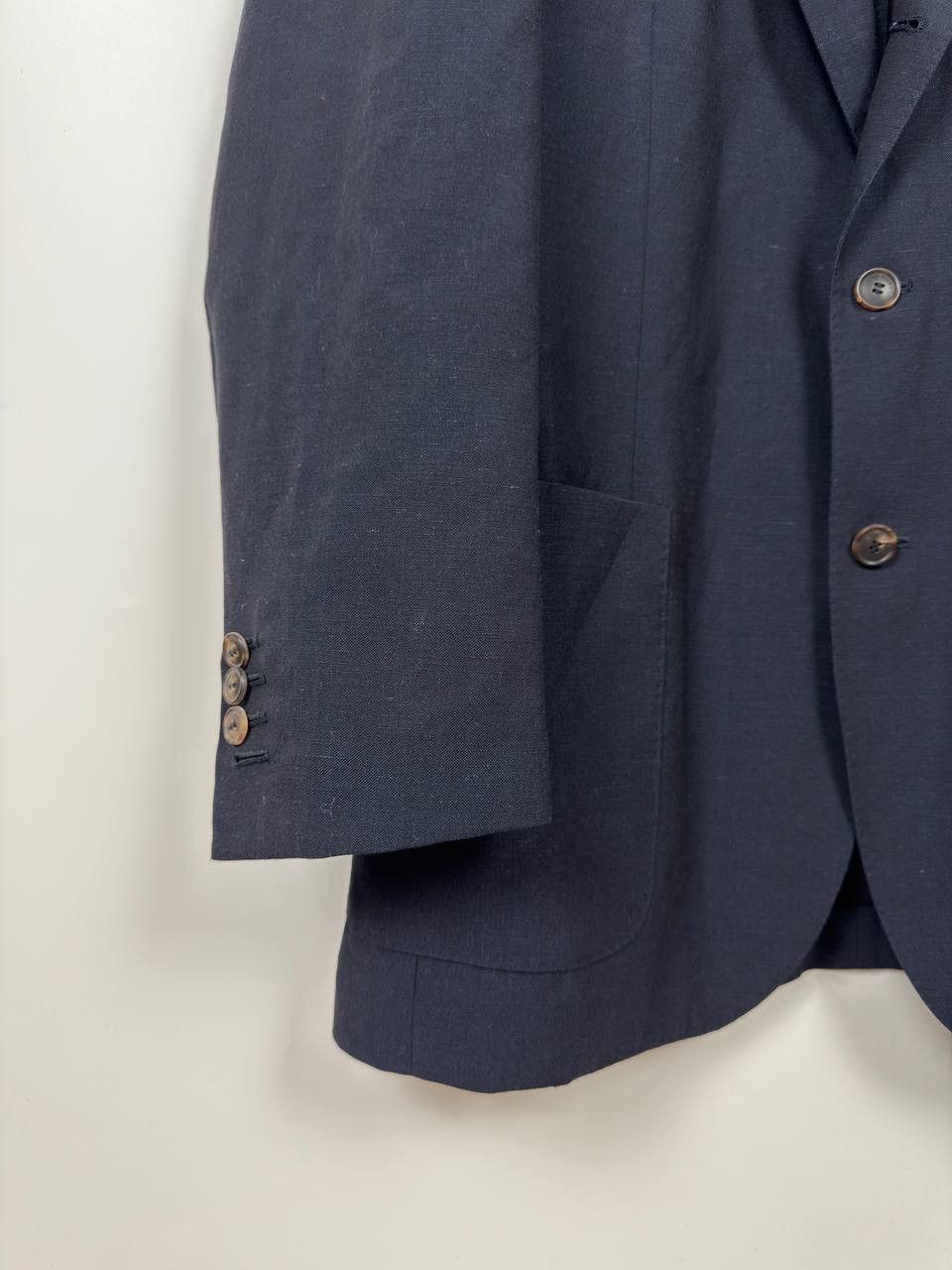 Loro Piana Loro Piana wool&silk Navy Blazer Size US M / EU 48-50 / 2 - 8 Thumbnail