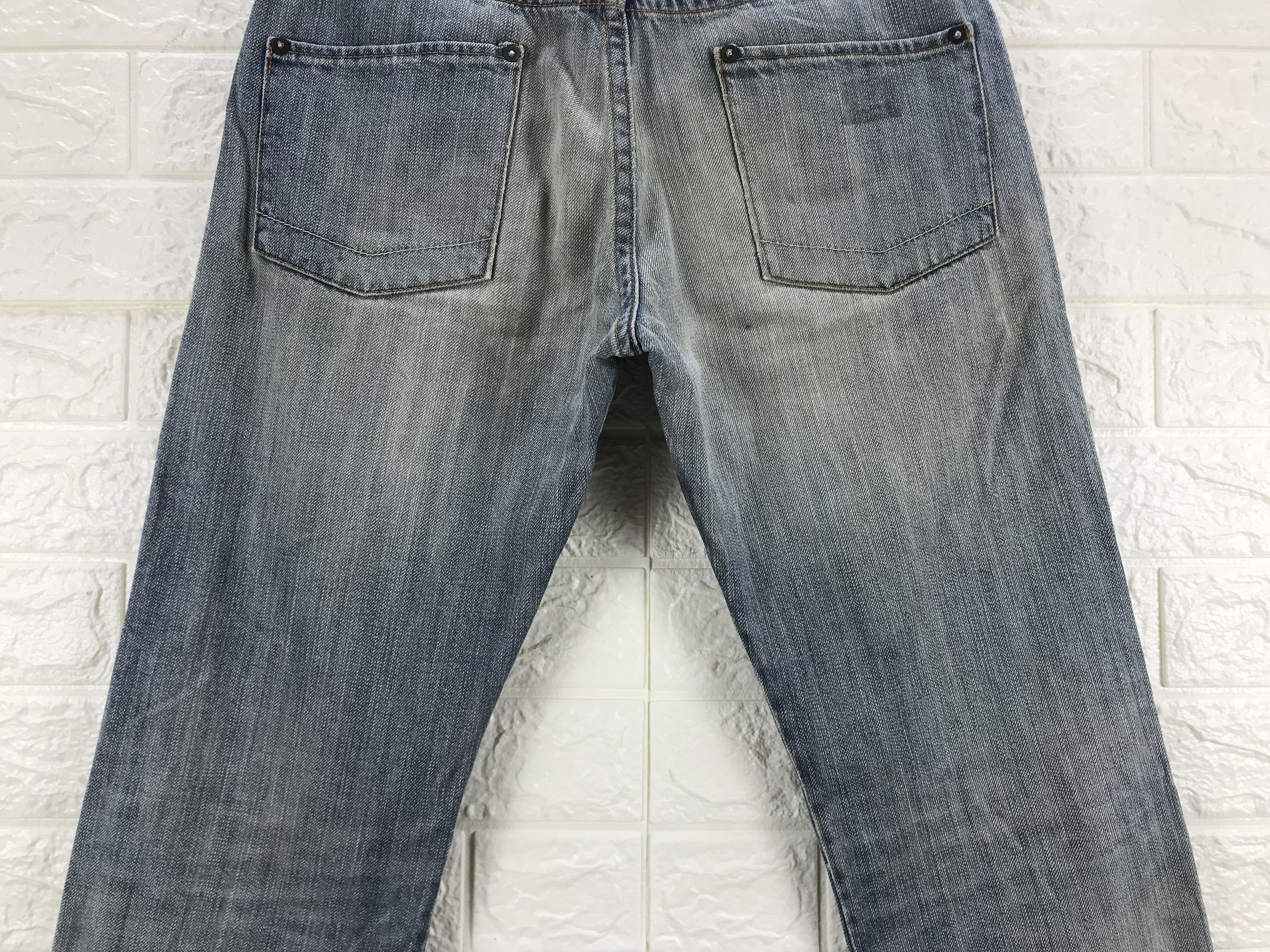 FACTOTUM Vintage Factotum Japanese Faded Blue Jeans Size US 31 - 7 Thumbnail