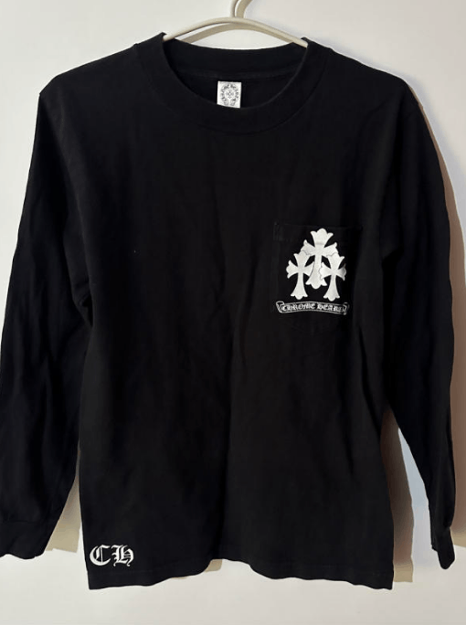 Chrome Hearts Chrome Crew Neck Casual Long Sleeve T-Shirt Size US S / EU 44-46 / 1 - 1 Thumbnail