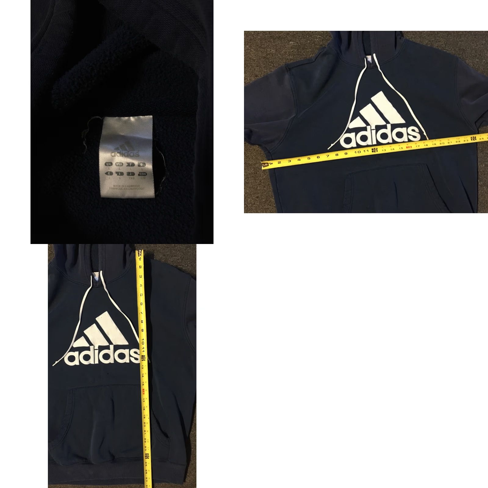 Adidas VINTAGE Adidas Big Logo Hoodie Shirt Mens L Blue 90s Grunge Distressed Pullover Sports Track & Field Basketball Skate Surf Casual Size US L / EU 52-54 / 3 - 8 Thumbnail